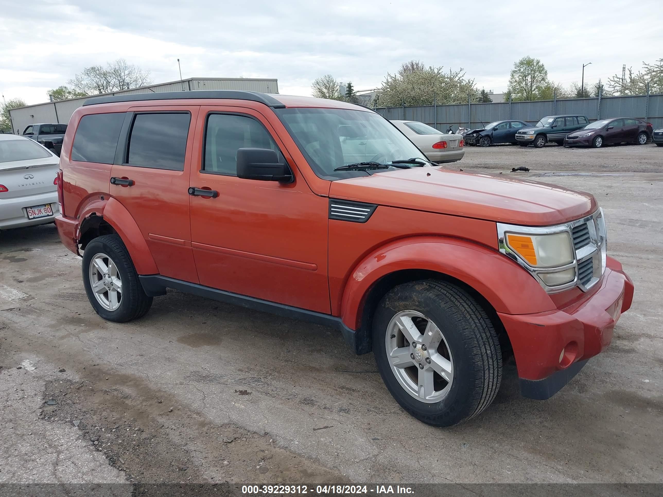 DODGE NITRO 2007 1d8gu58k77w562587