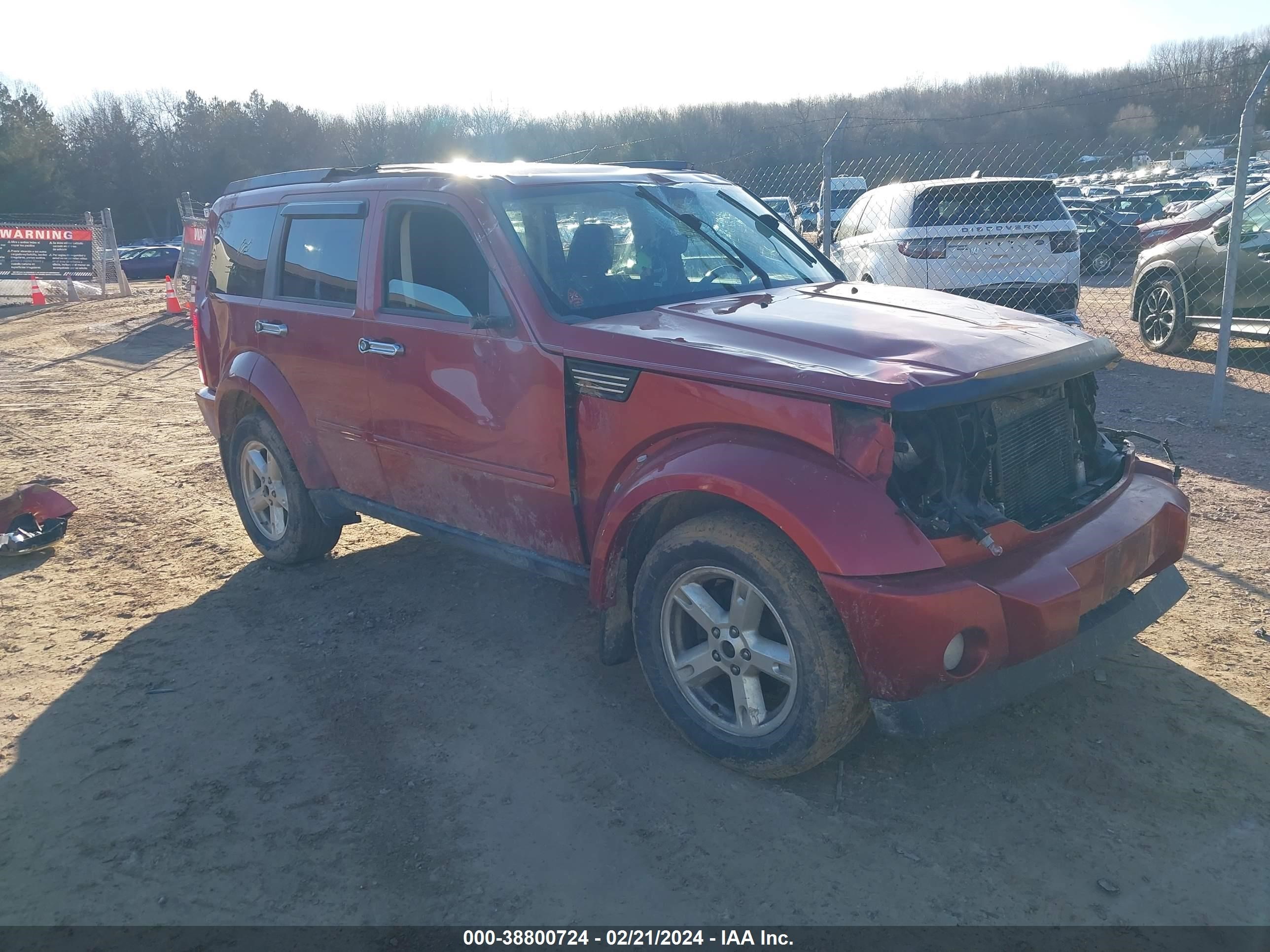 DODGE NITRO 2007 1d8gu58k97w555589