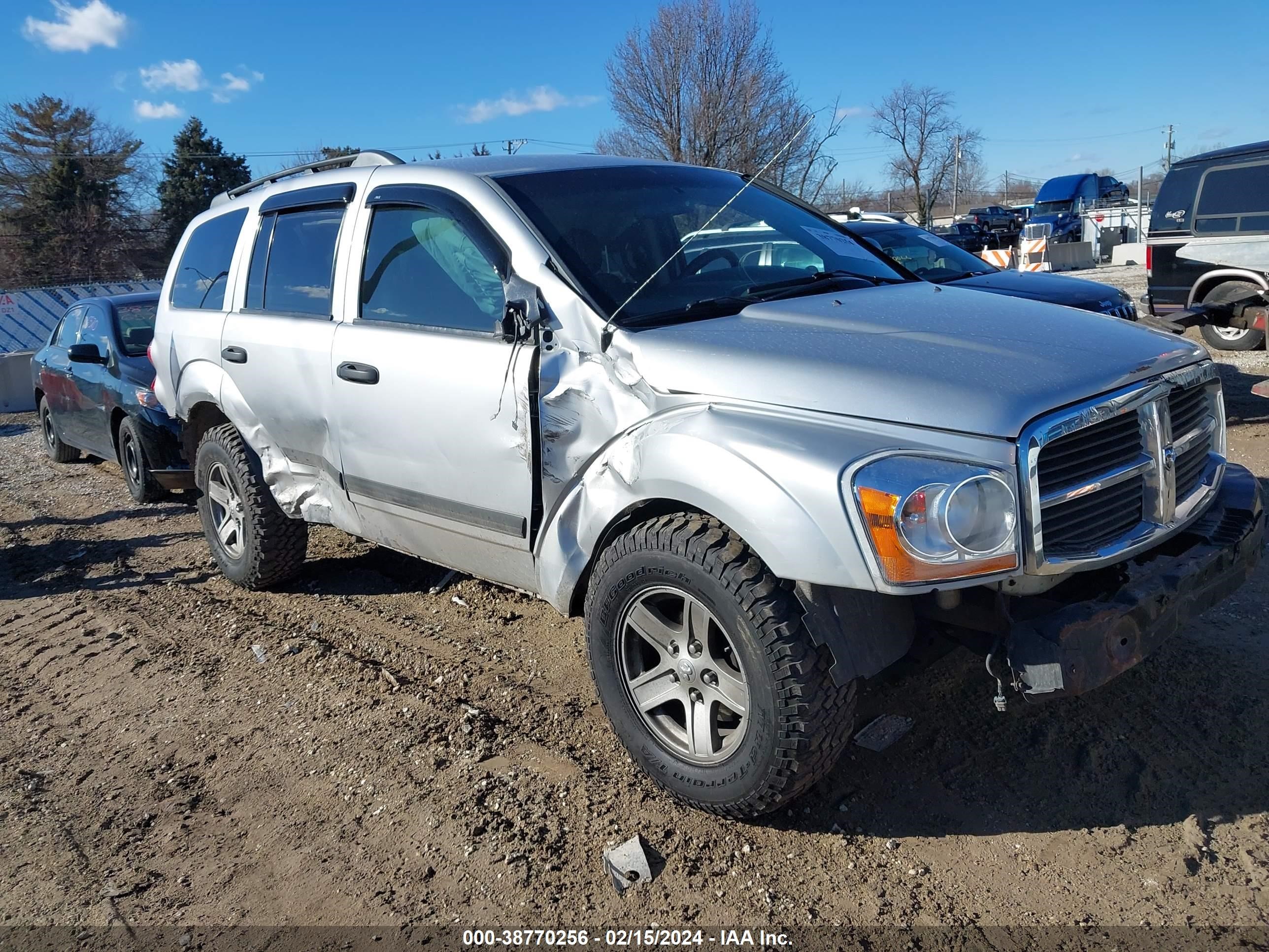 DODGE DURANGO 2006 1d8hd38n76f186295