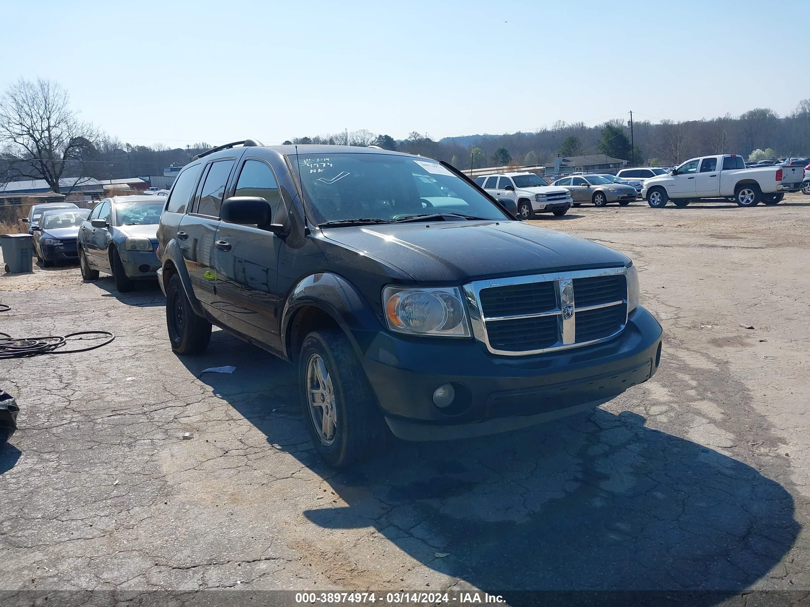 DODGE DURANGO 2008 1d8hd48k28f102222