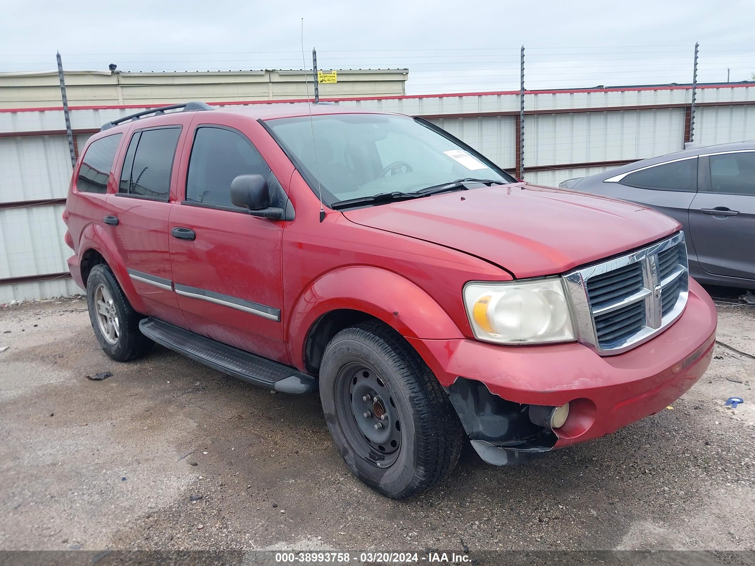 DODGE DURANGO 2007 1d8hd48p07f548492