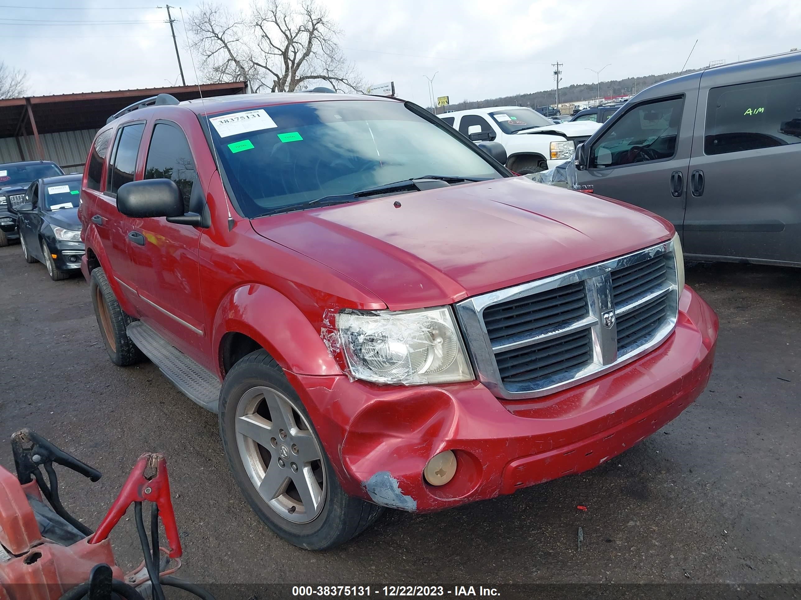 DODGE DURANGO 2007 1d8hd58p17f560849