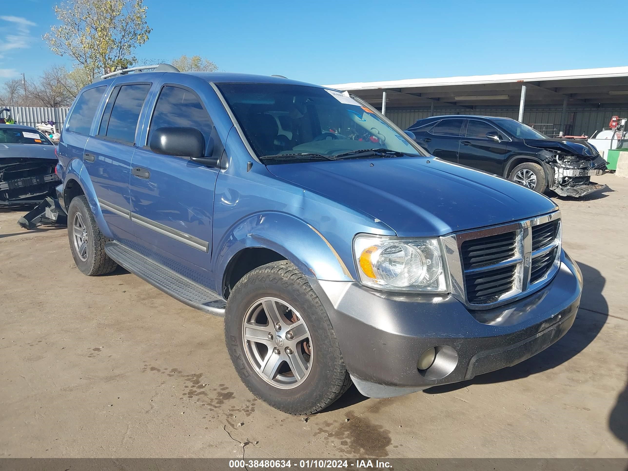 DODGE DURANGO 2008 1d8hd68n08f127657