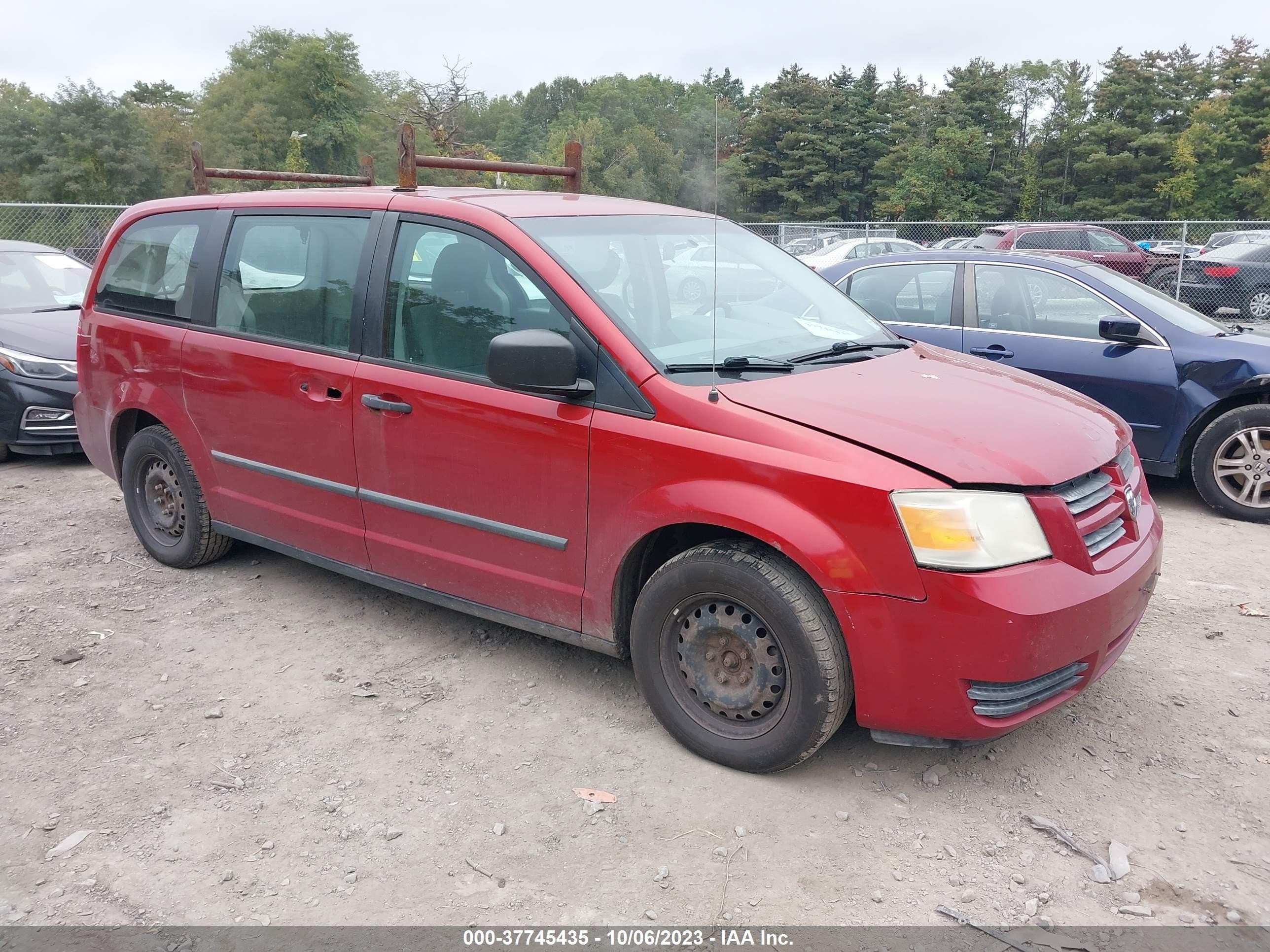 DODGE CARAVAN 2008 1d8hn44h08b187513