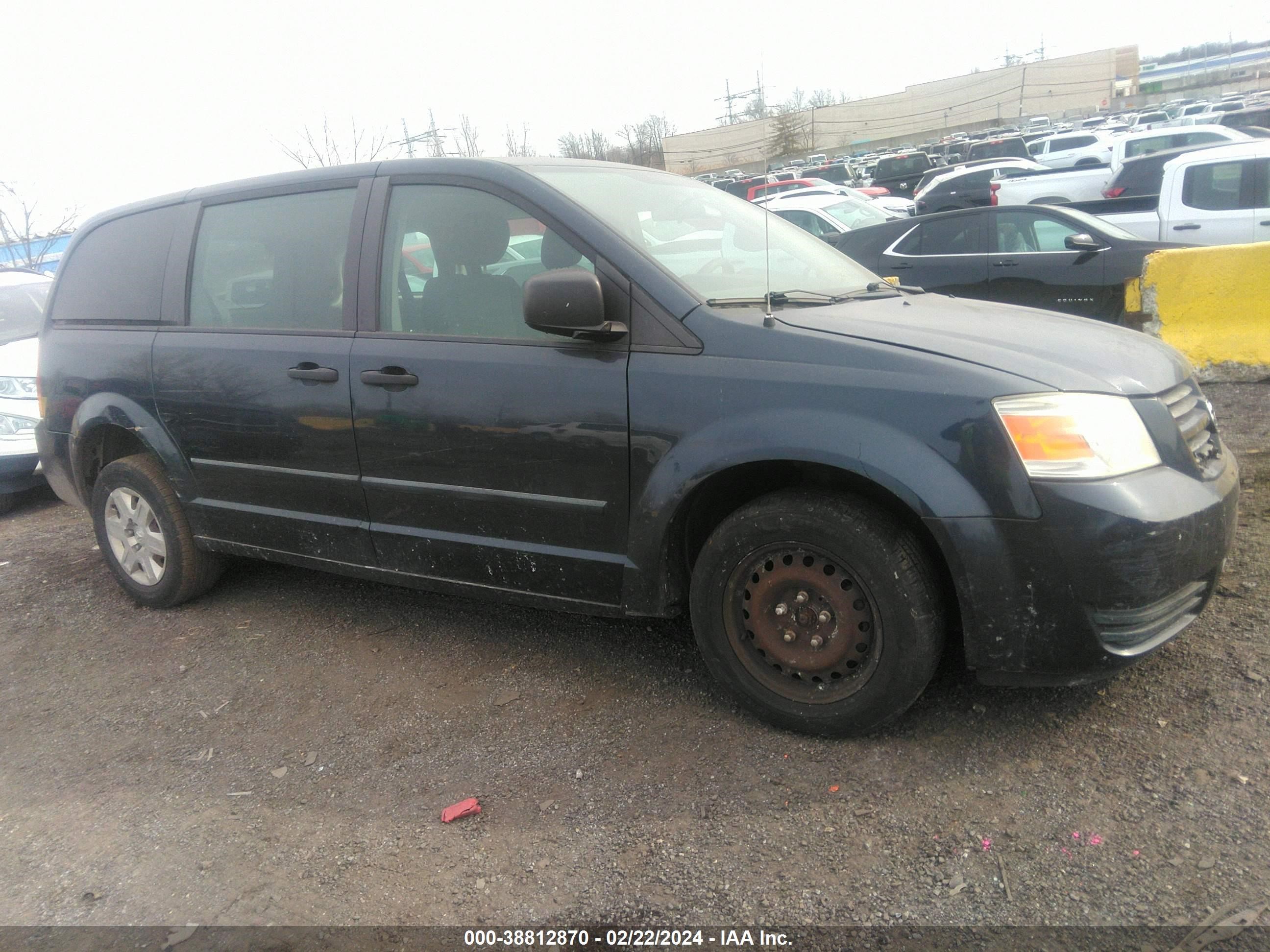 DODGE CARAVAN 2008 1d8hn44h18b187939