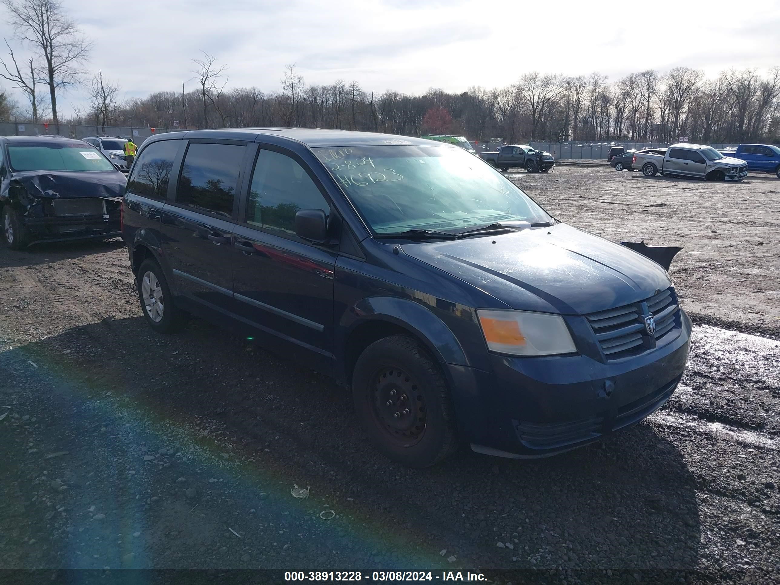 DODGE CARAVAN 2008 1d8hn44h48b162971