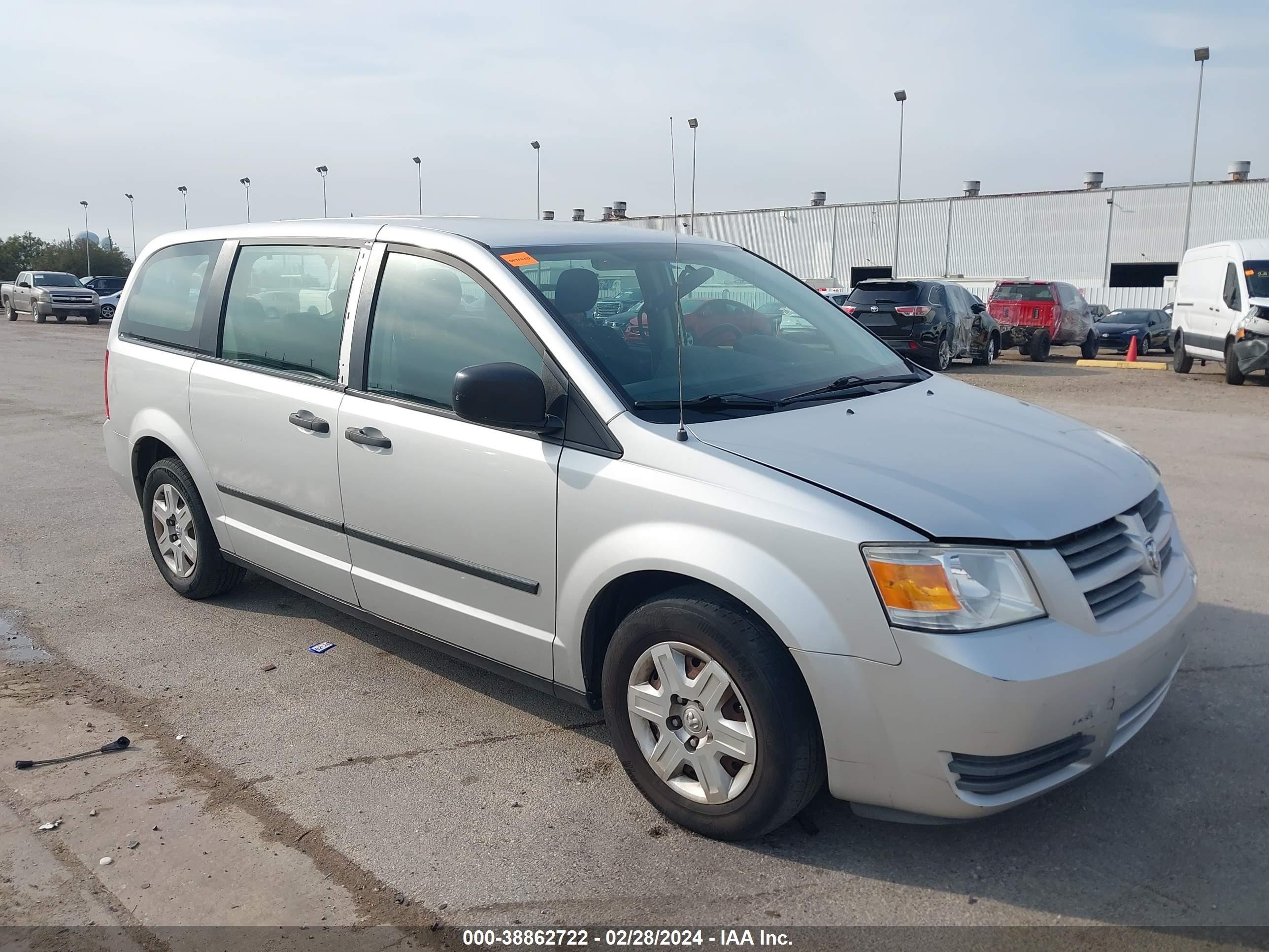 DODGE CARAVAN 2008 1d8hn44h58b183585