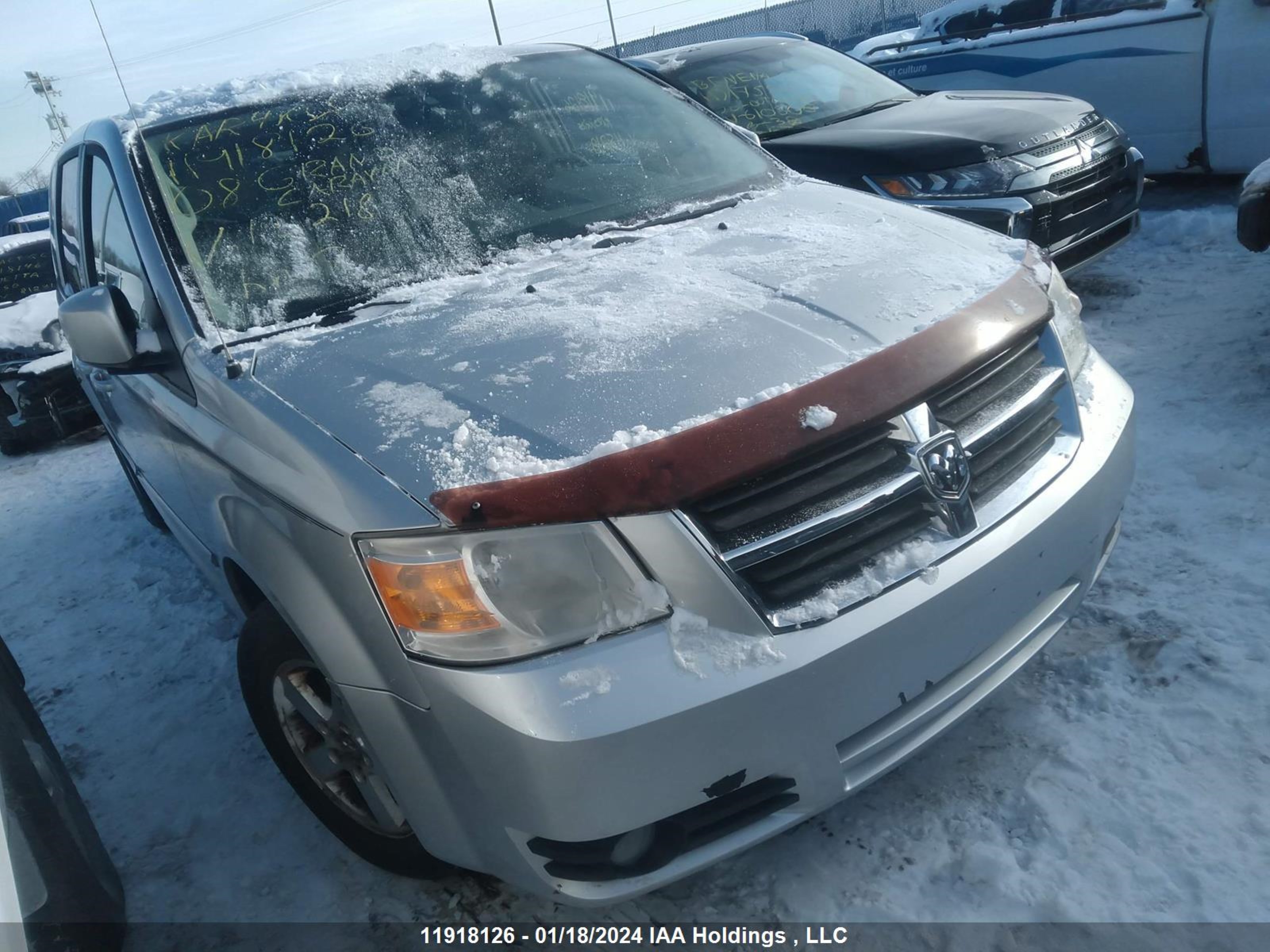 DODGE CARAVAN 2008 1d8hn54p58b115218