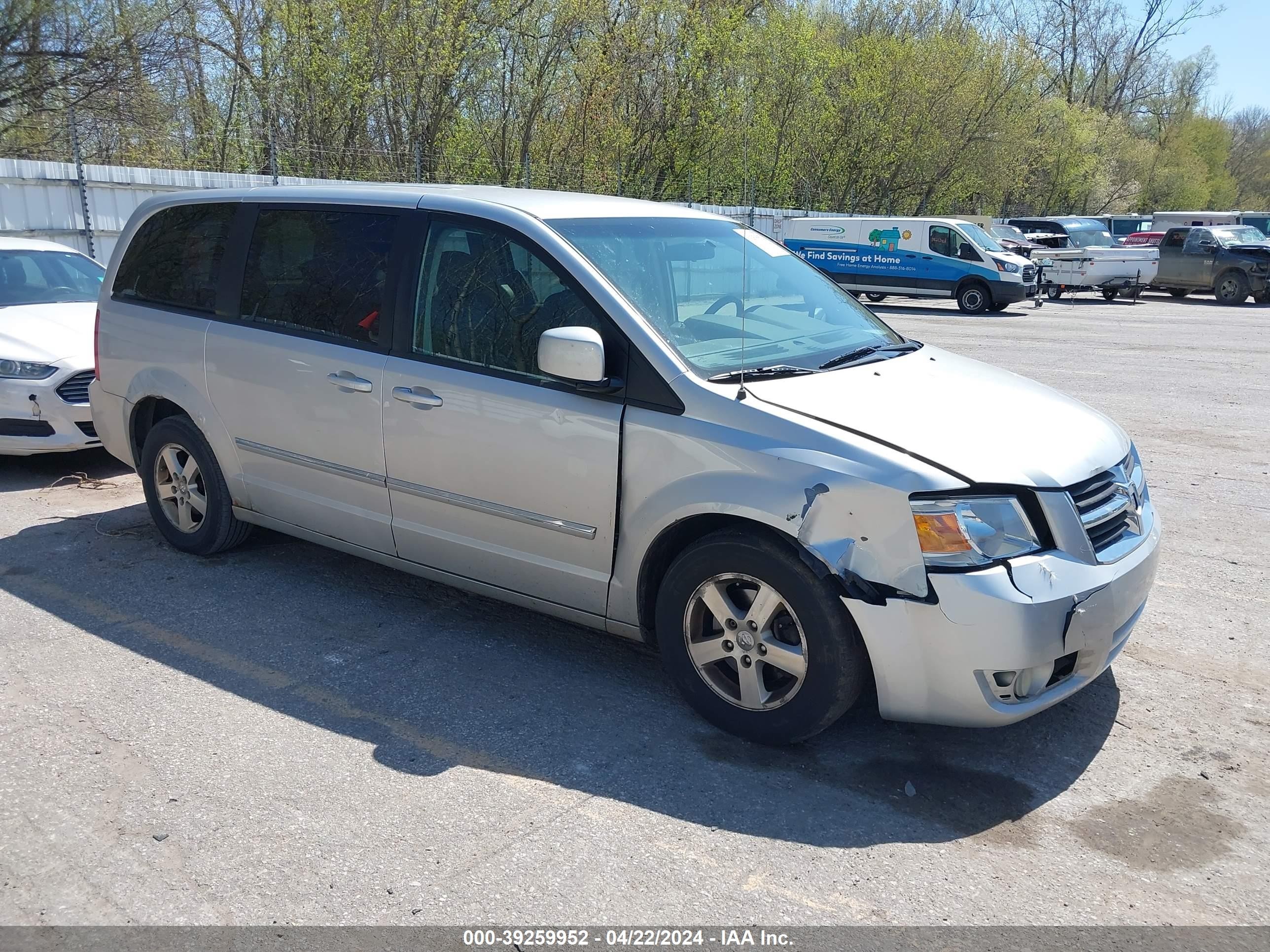 DODGE CARAVAN 2008 1d8hn54p58b139051