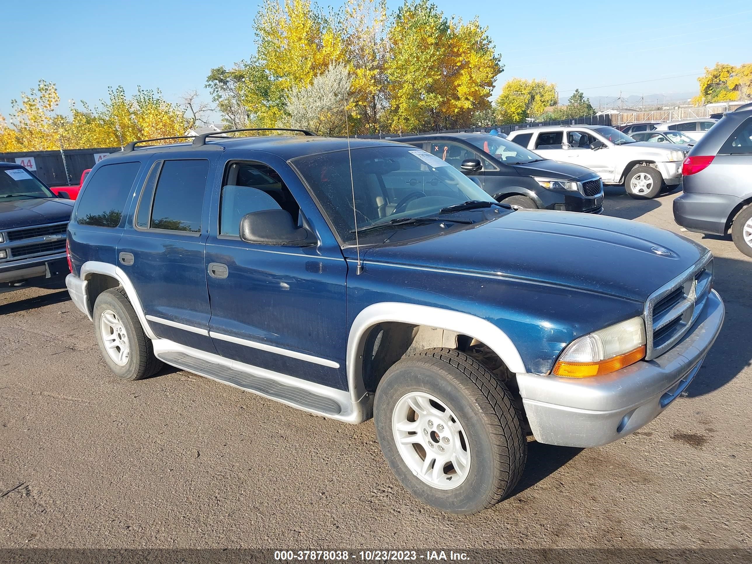 DODGE DURANGO 2003 1d8hs58z33f526512