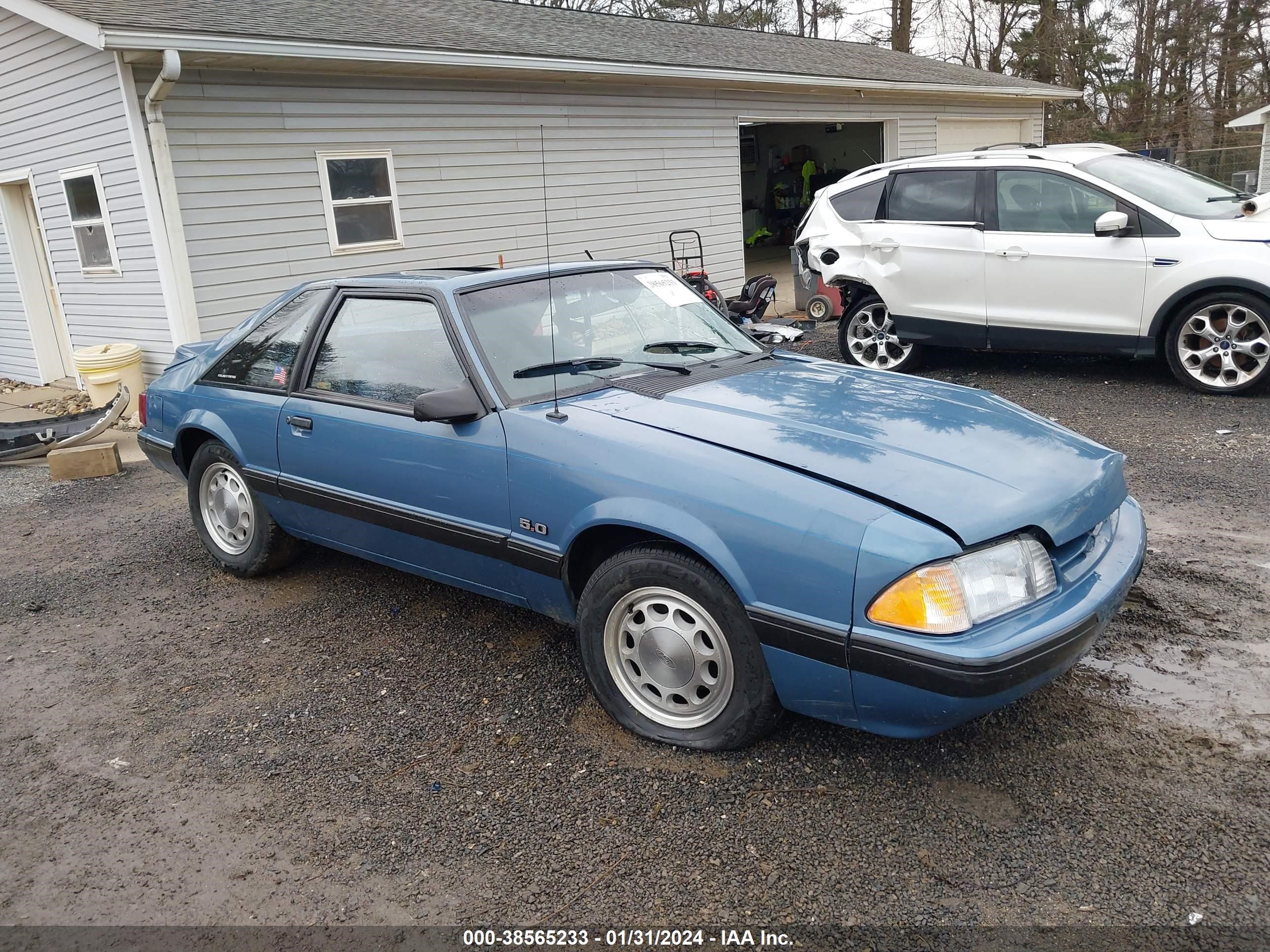 FORD MUSTANG 1987 1fabp41e9hf154386