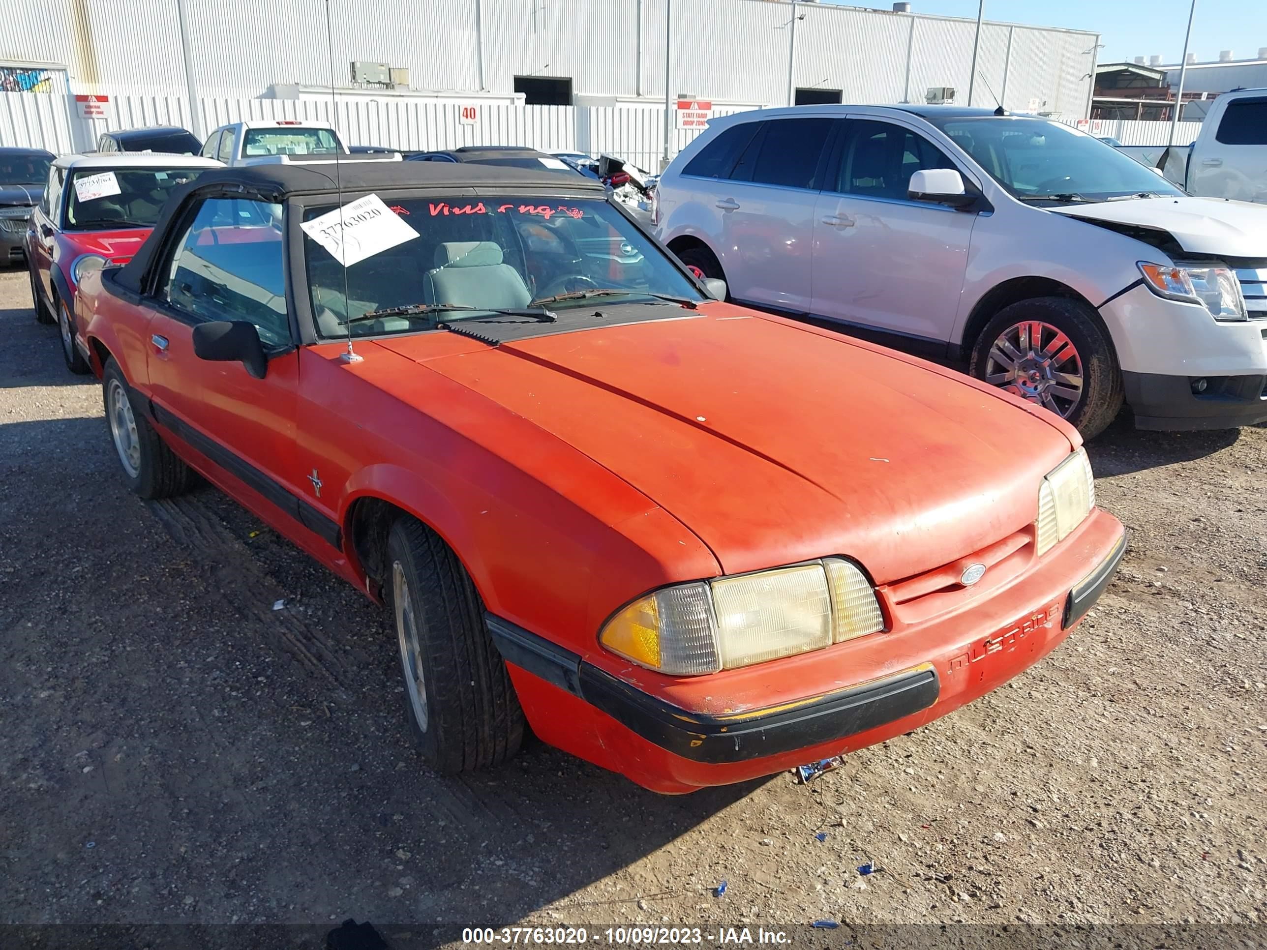 FORD MUSTANG 1988 1fabp44a1jf168006