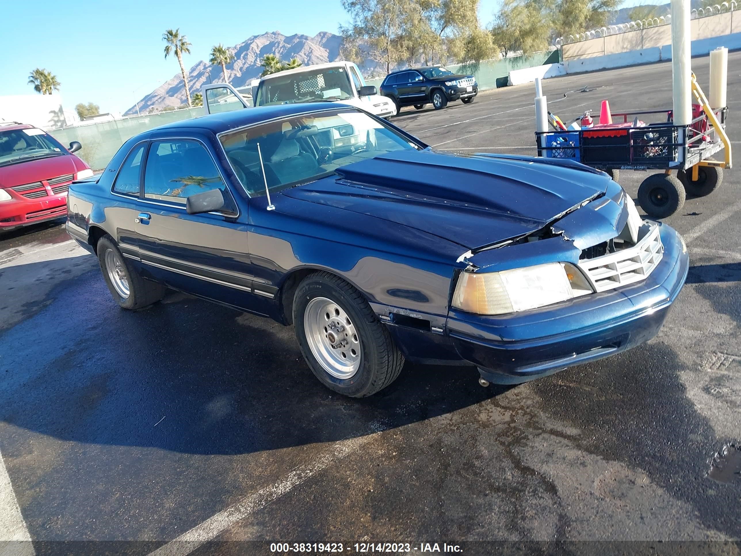 FORD THUNDERBIRD 1988 1fabp62f3jh223960