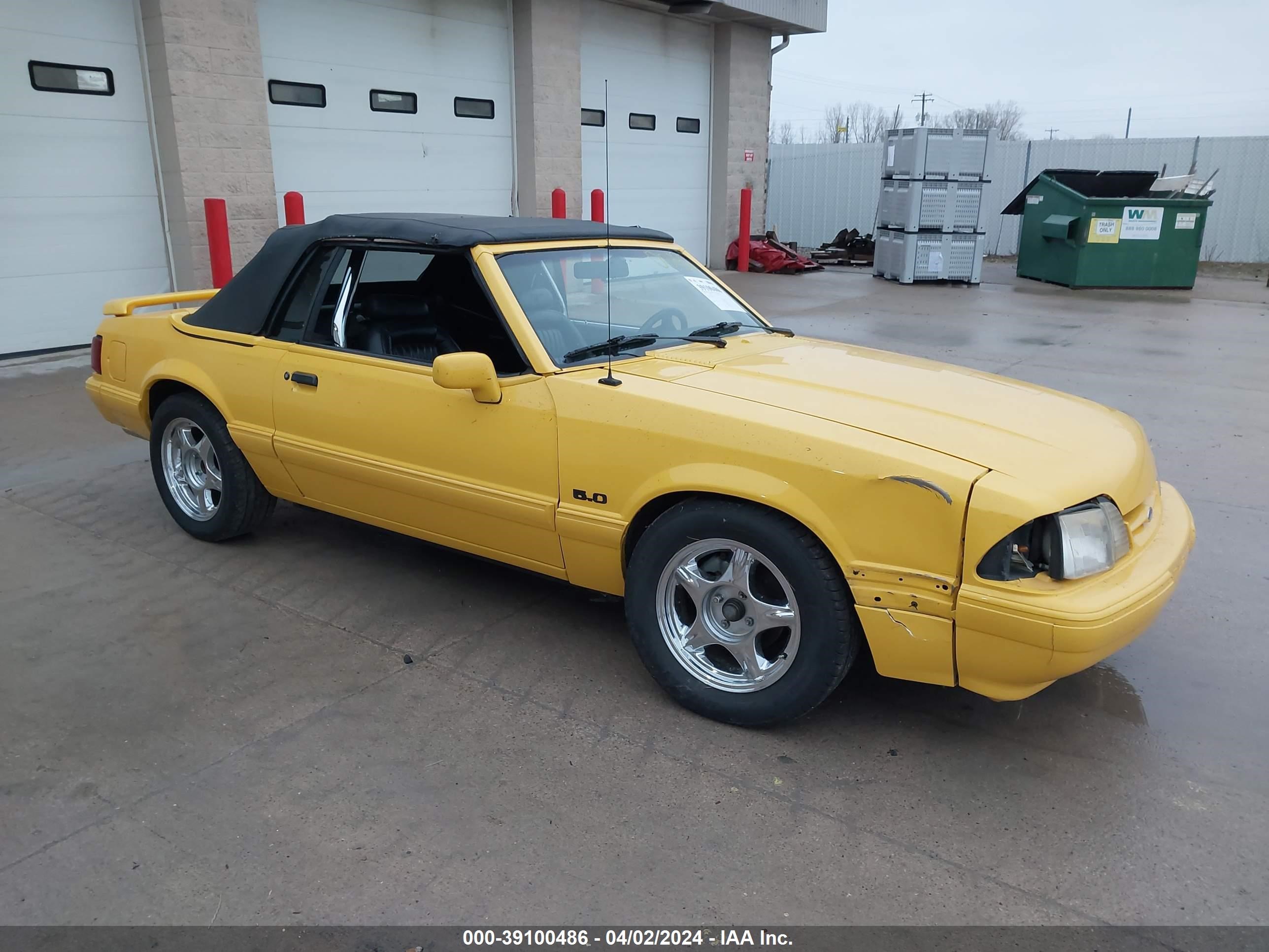 FORD MUSTANG 1993 1facp44e2pf209792