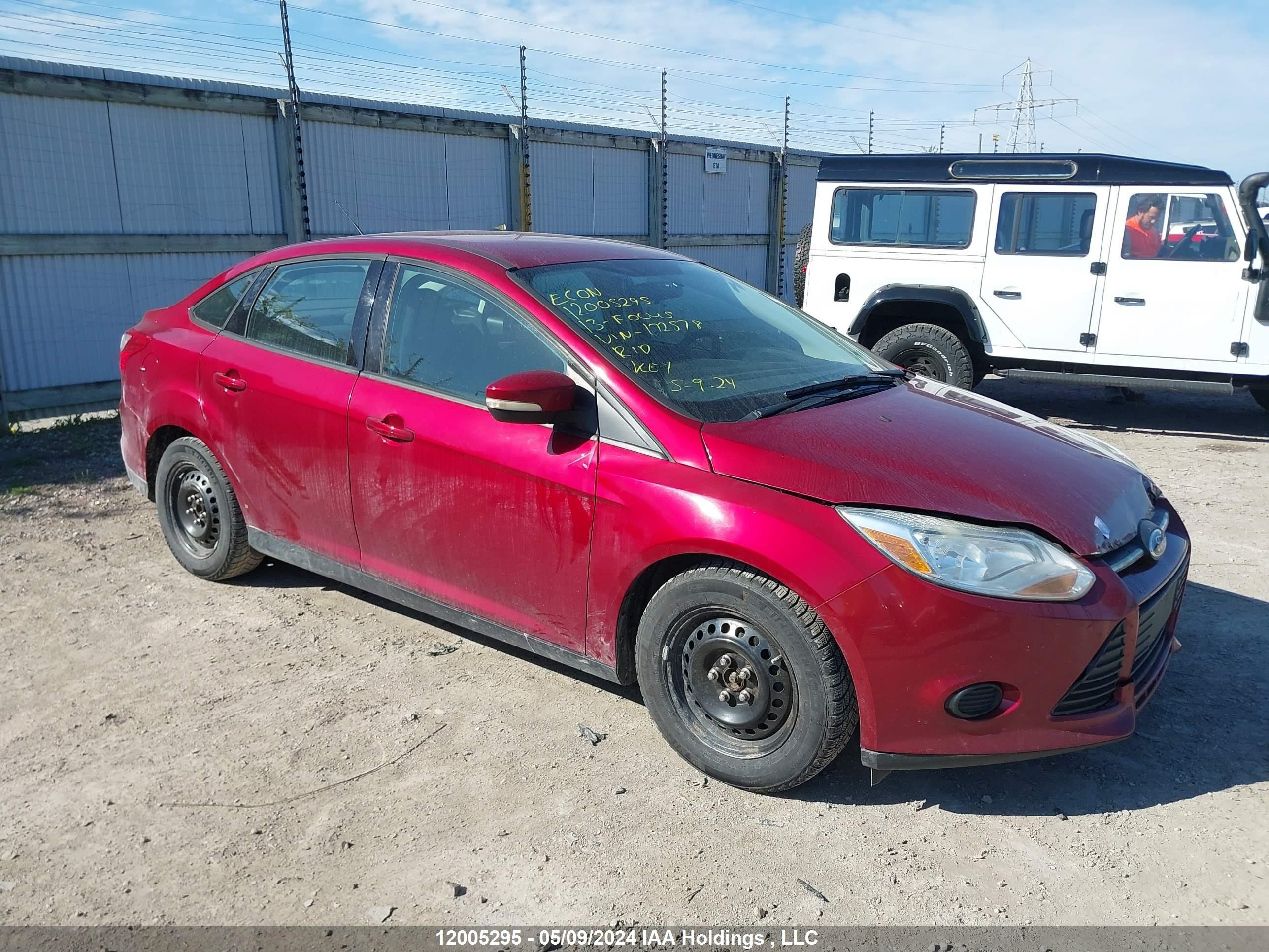 FORD FOCUS 2013 1fadp3f22dl172578