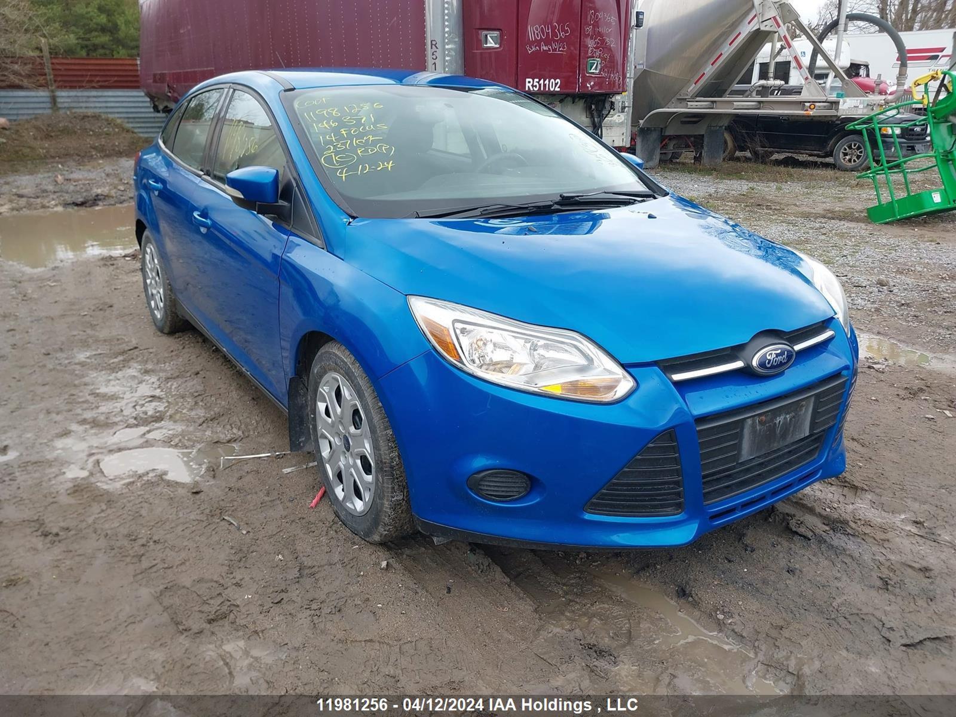 FORD FOCUS 2014 1fadp3f22el146371