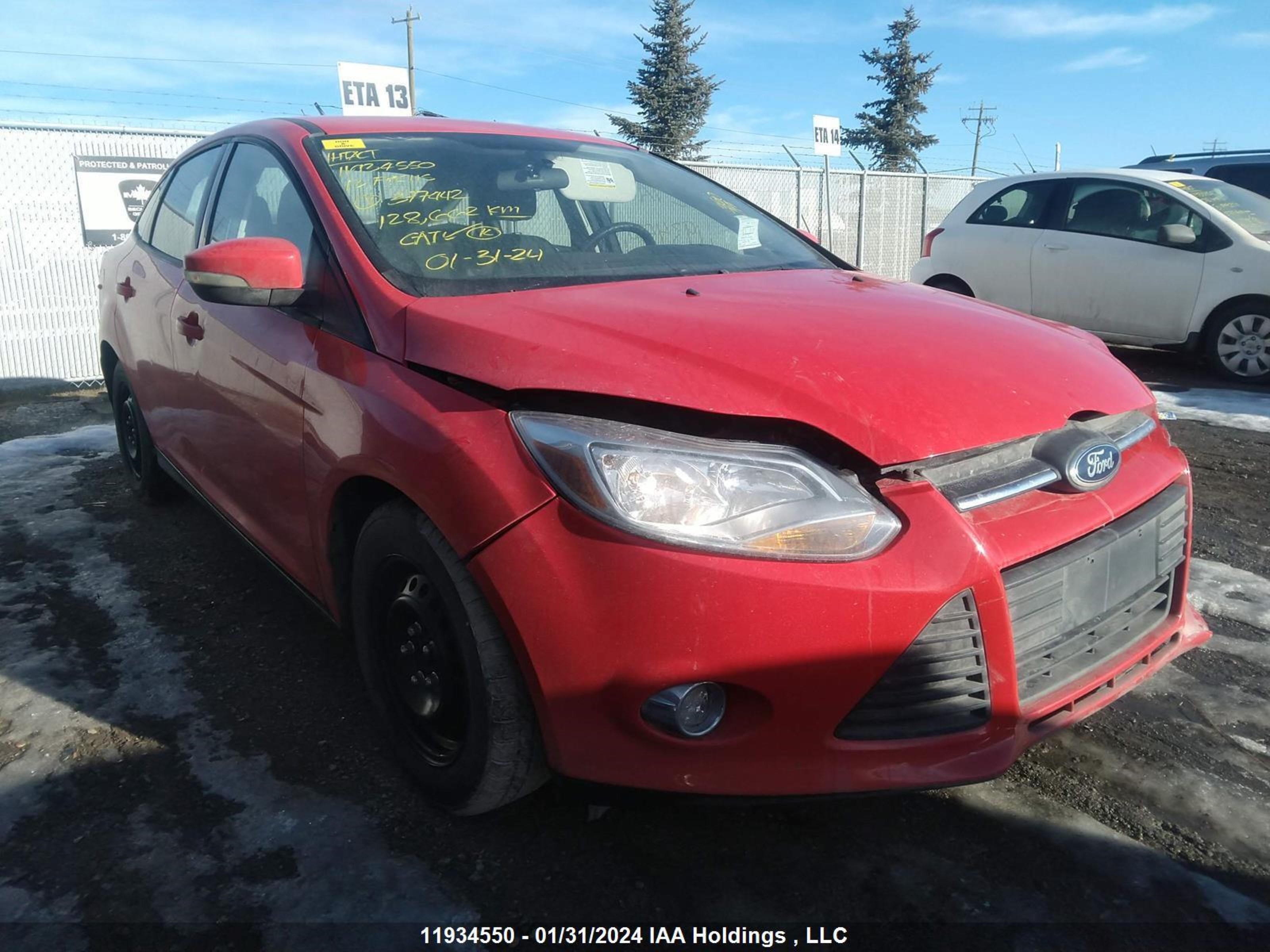 FORD FOCUS 2013 1fadp3f25dl377442