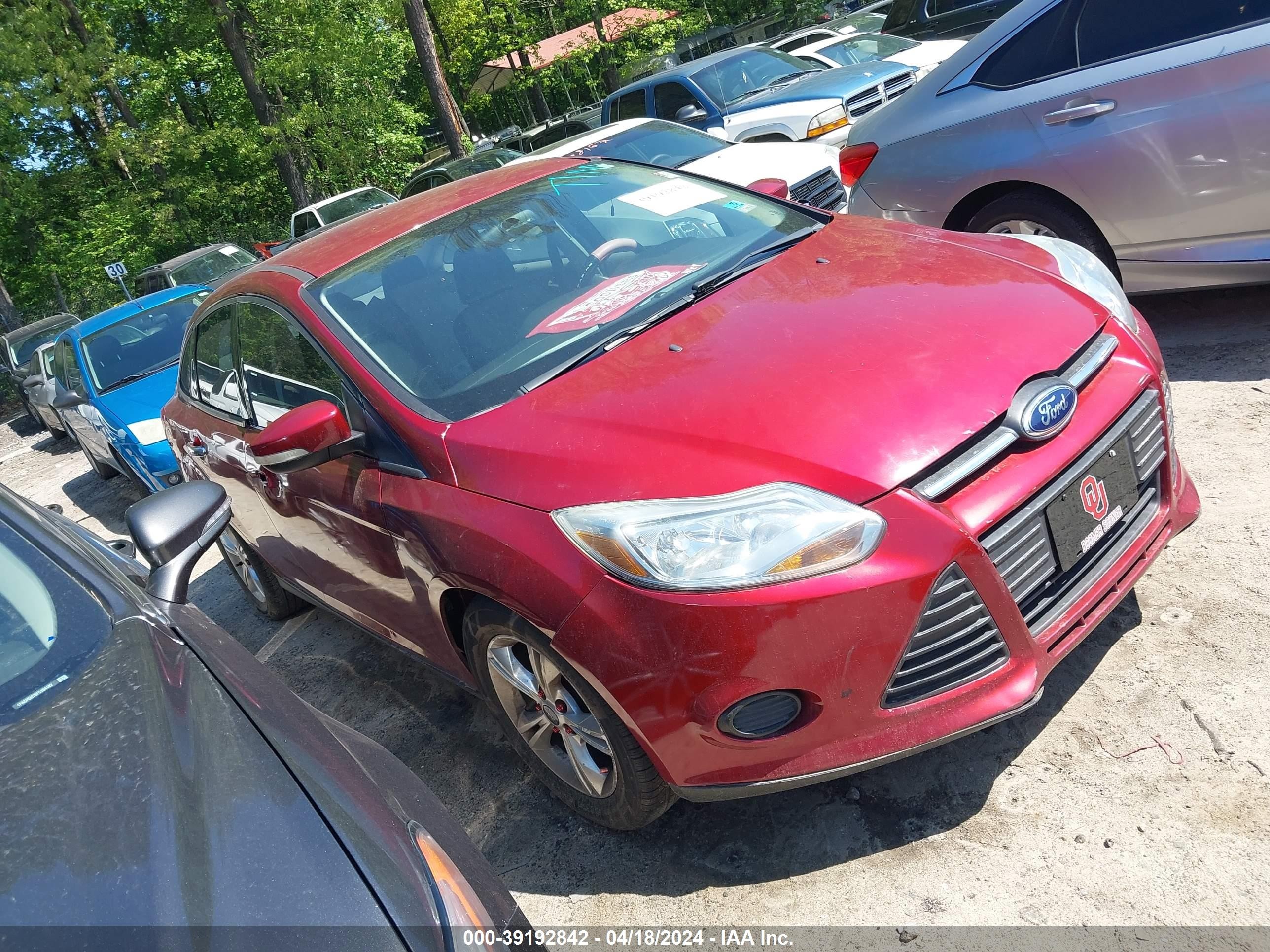 FORD FOCUS 2014 1fadp3f26el249521