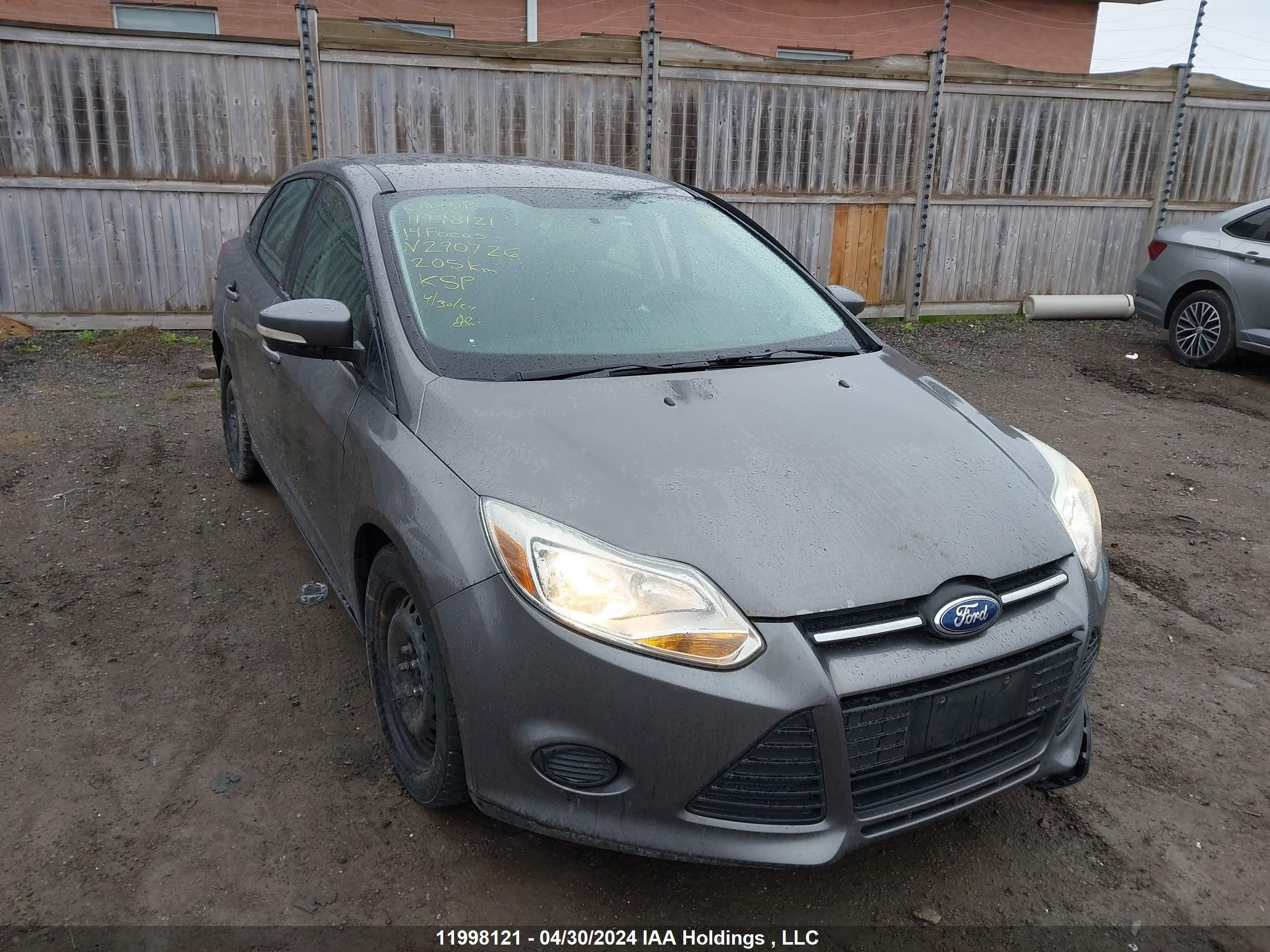 FORD FOCUS 2014 1fadp3f29el290726