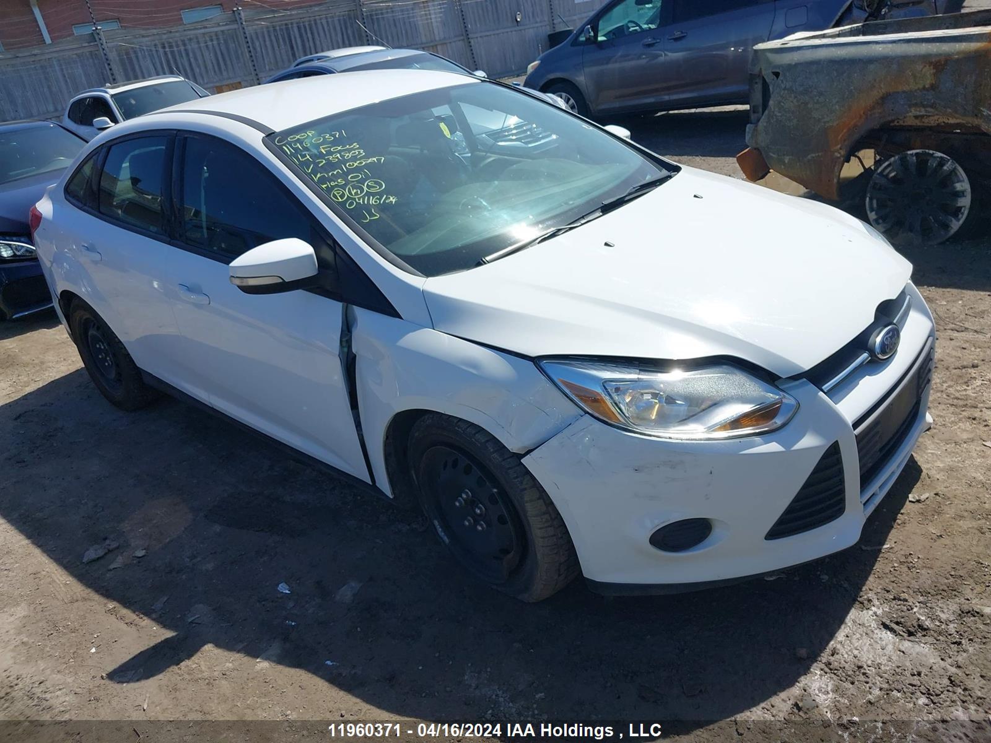 FORD FOCUS 2014 1fadp3f2xel239803