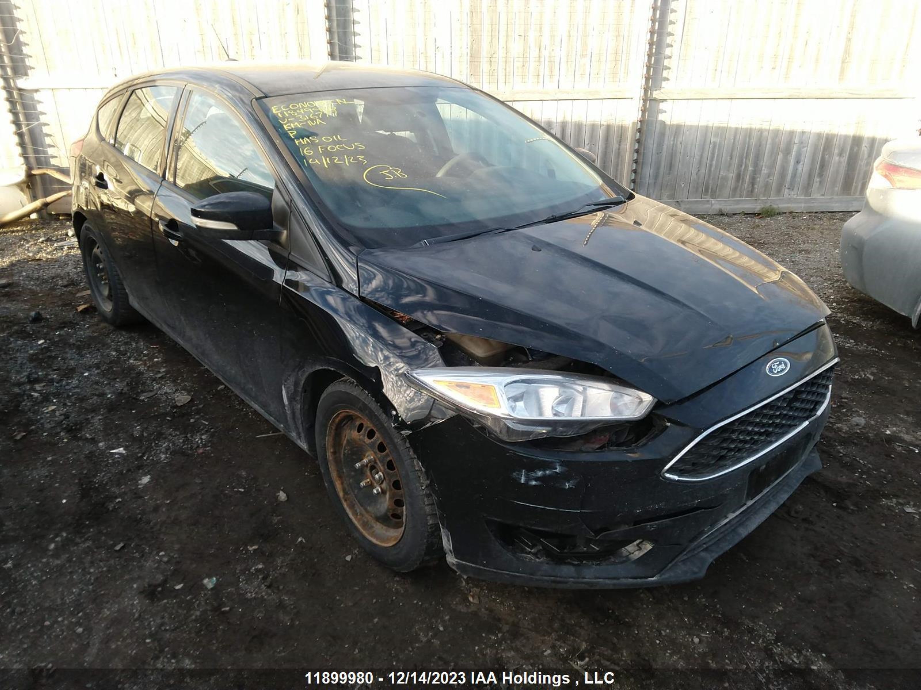 FORD FOCUS 2016 1fadp3k23gl316777