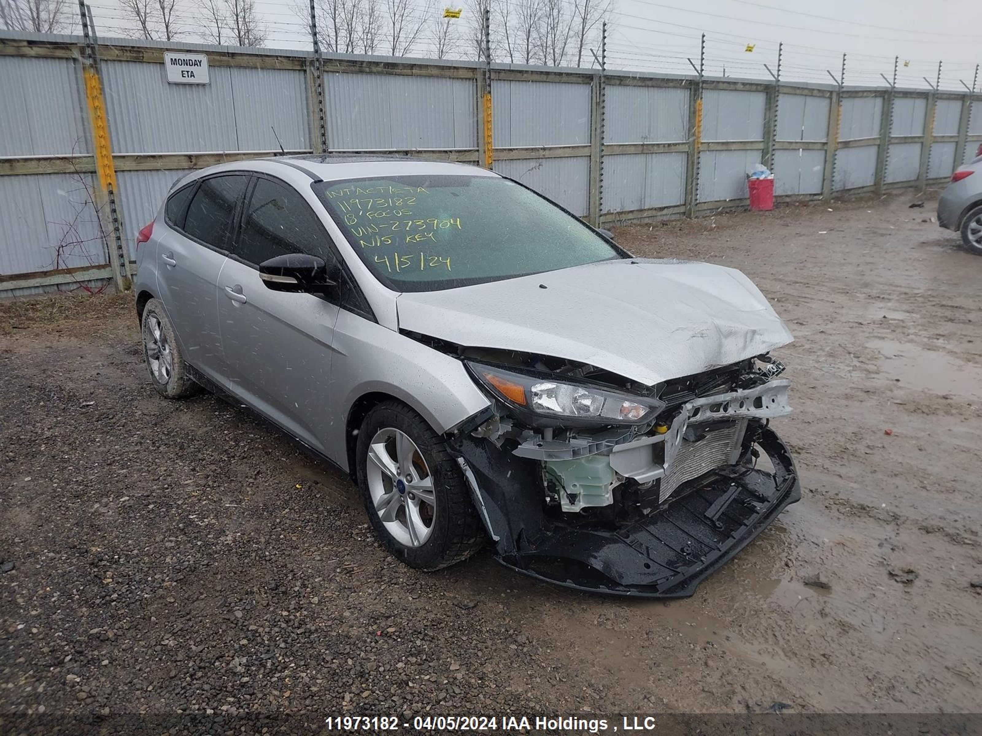 FORD FOCUS 2018 1fadp3m23jl273904