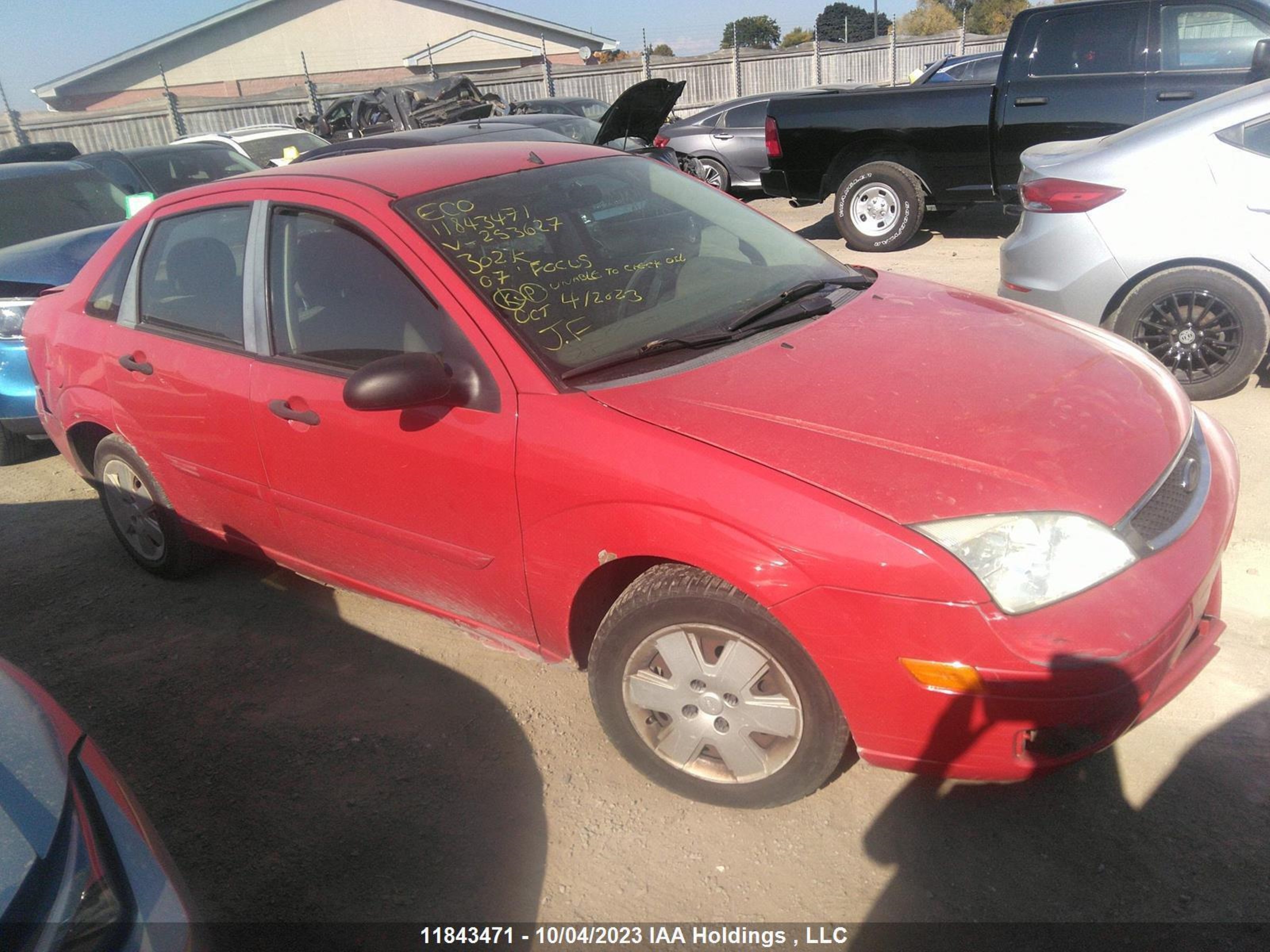 FORD FOCUS 2007 1fafp34nx7w253627