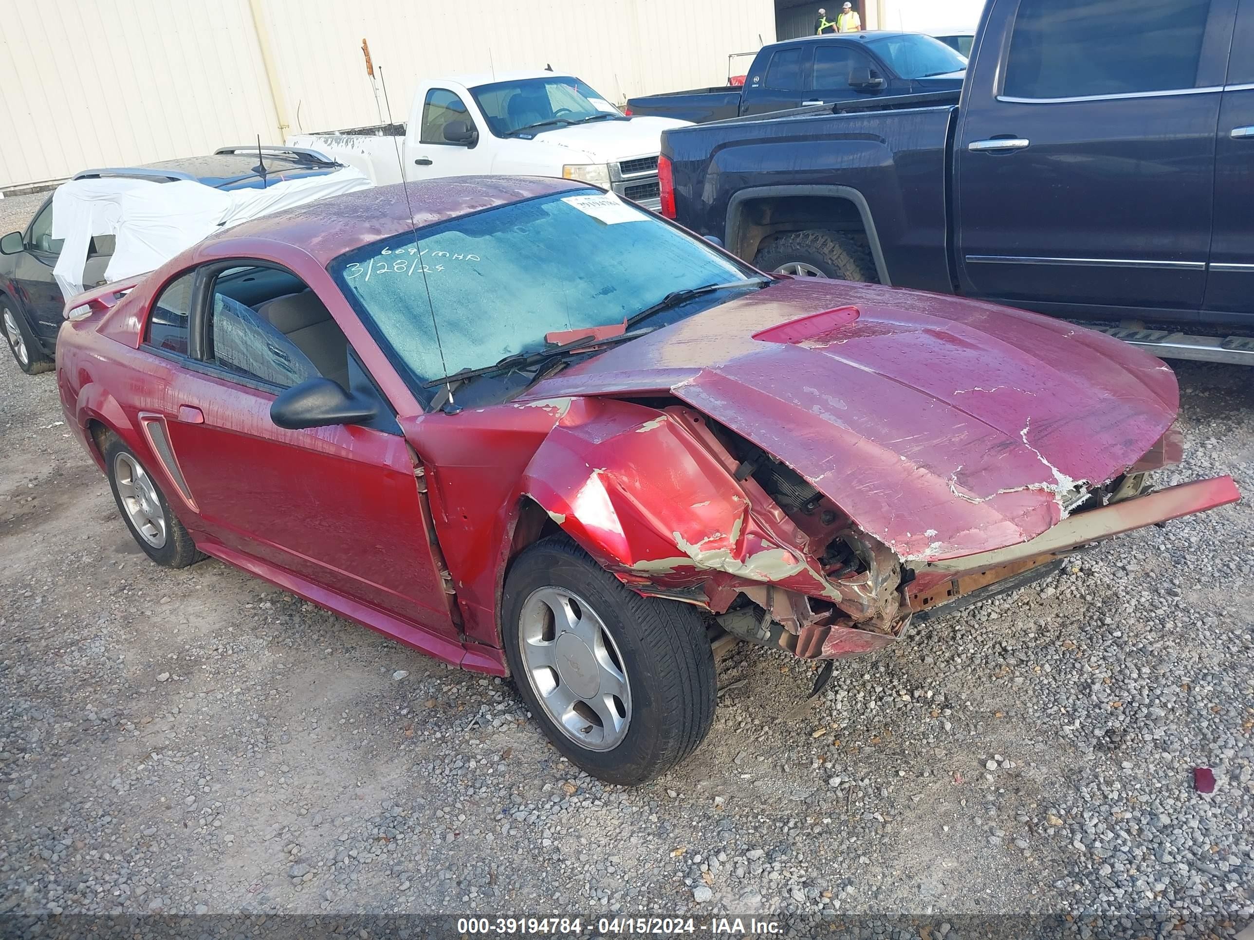 FORD MUSTANG 2001 1fafp40431f153976