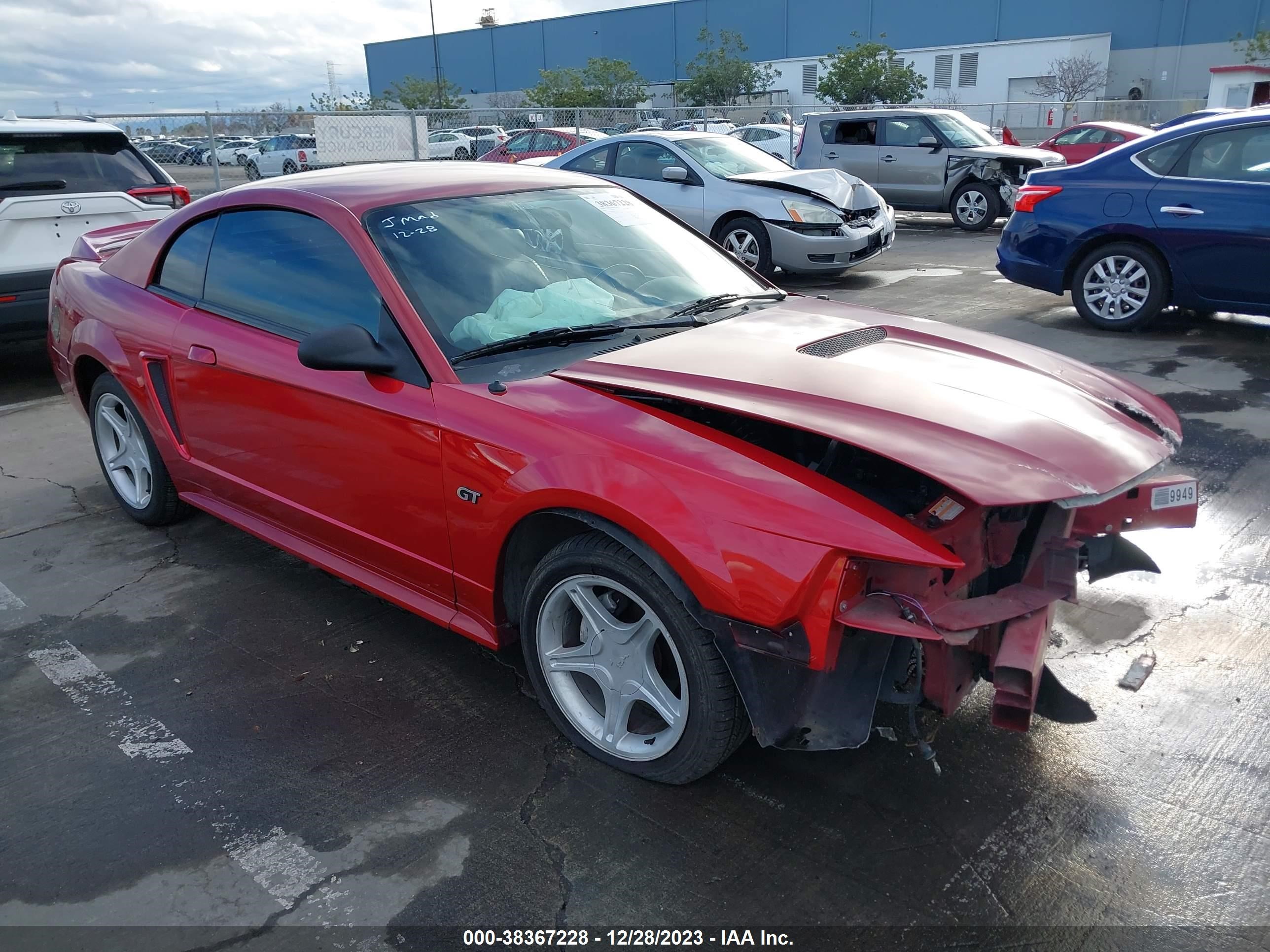 FORD MUSTANG 2000 1fafp42x0yf171157