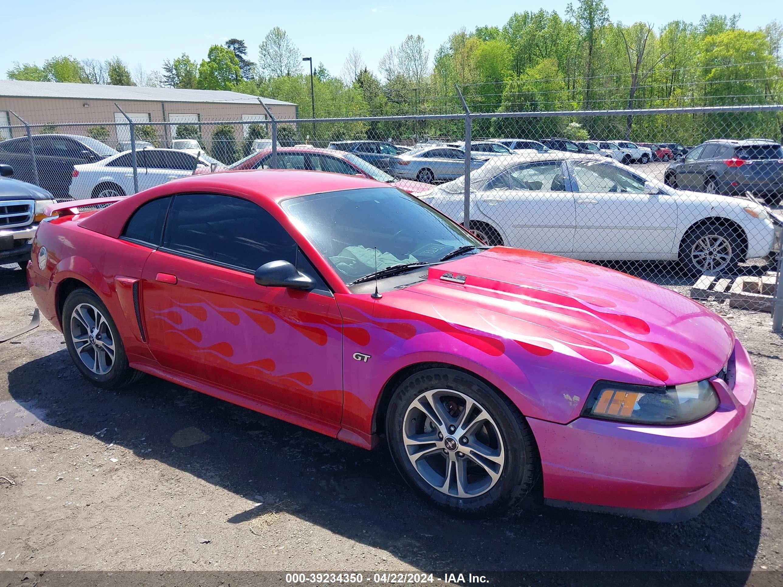 FORD MUSTANG 2002 1fafp42x92f206687