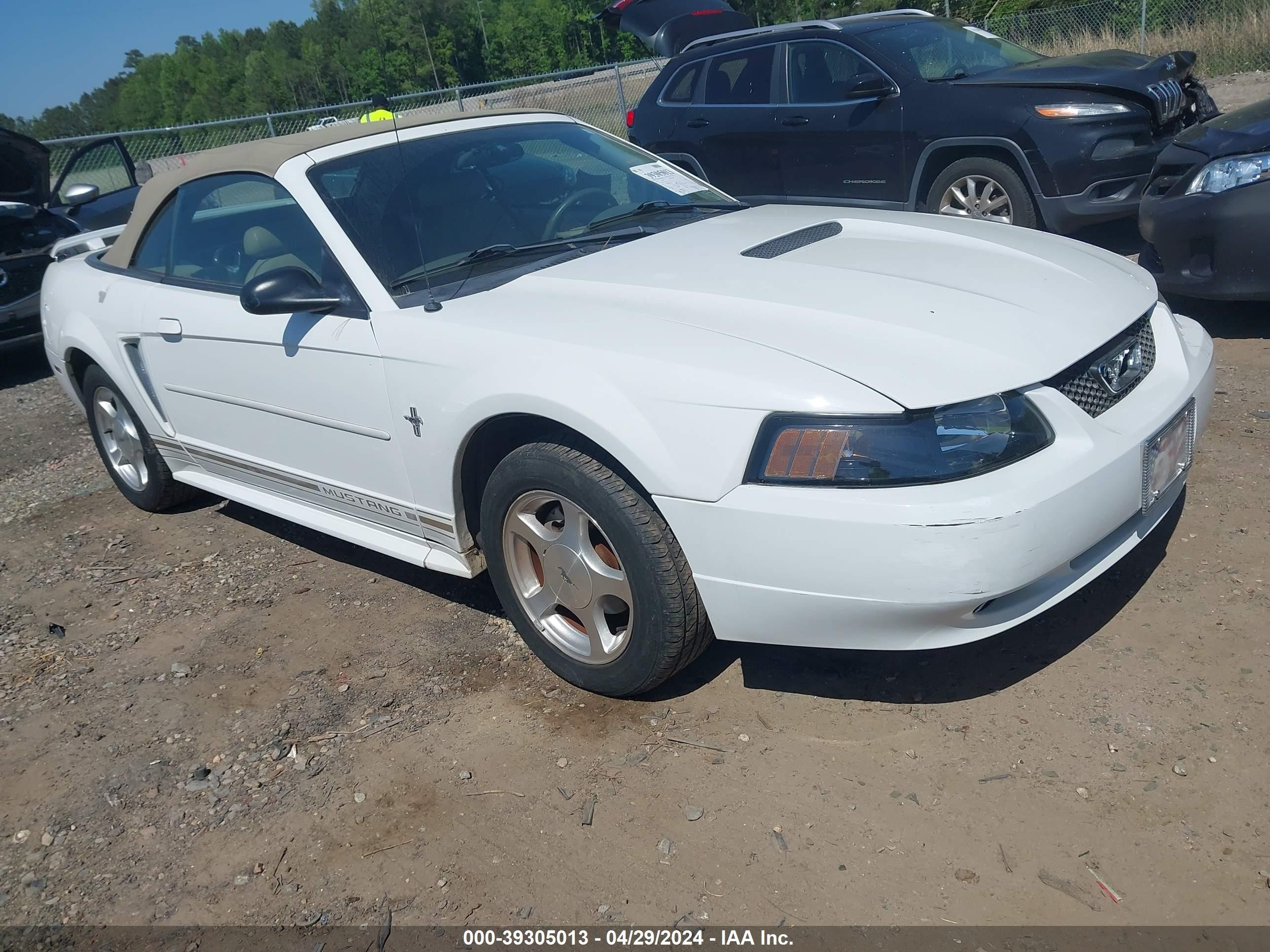 FORD MUSTANG 2001 1fafp44431f160193