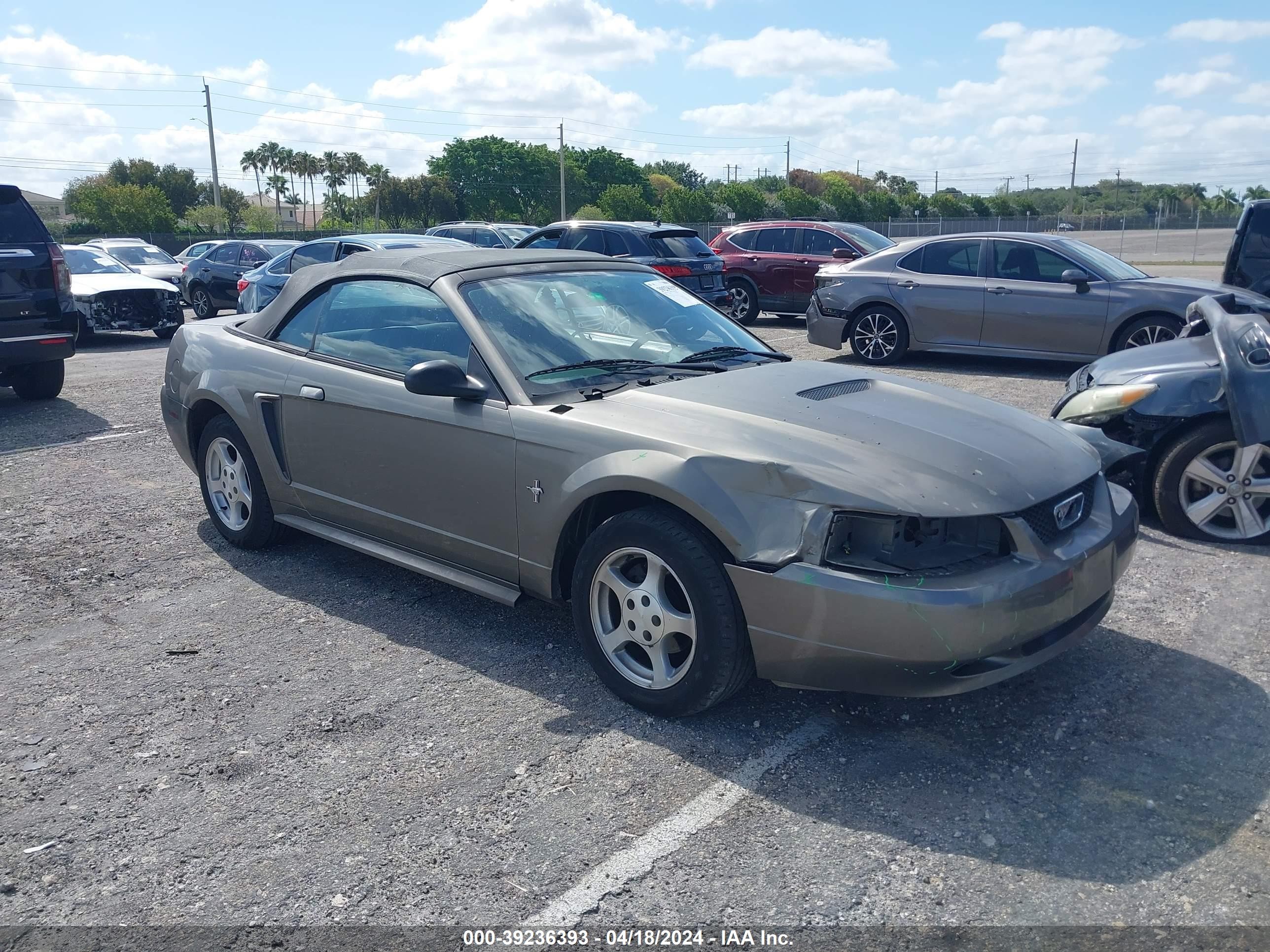 FORD MUSTANG 2002 1fafp44472f122631