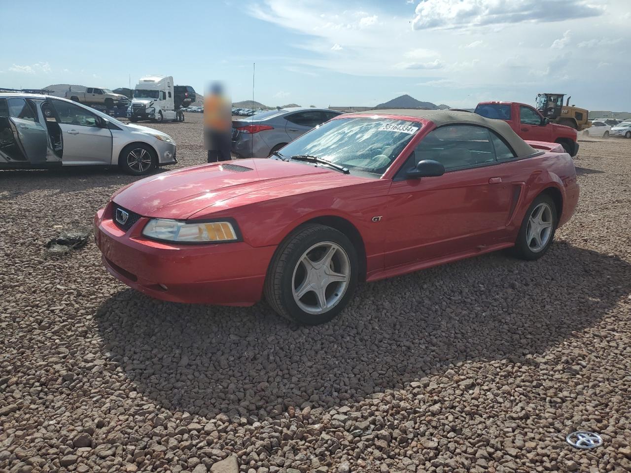 FORD MUSTANG 2000 1fafp45x1yf208227