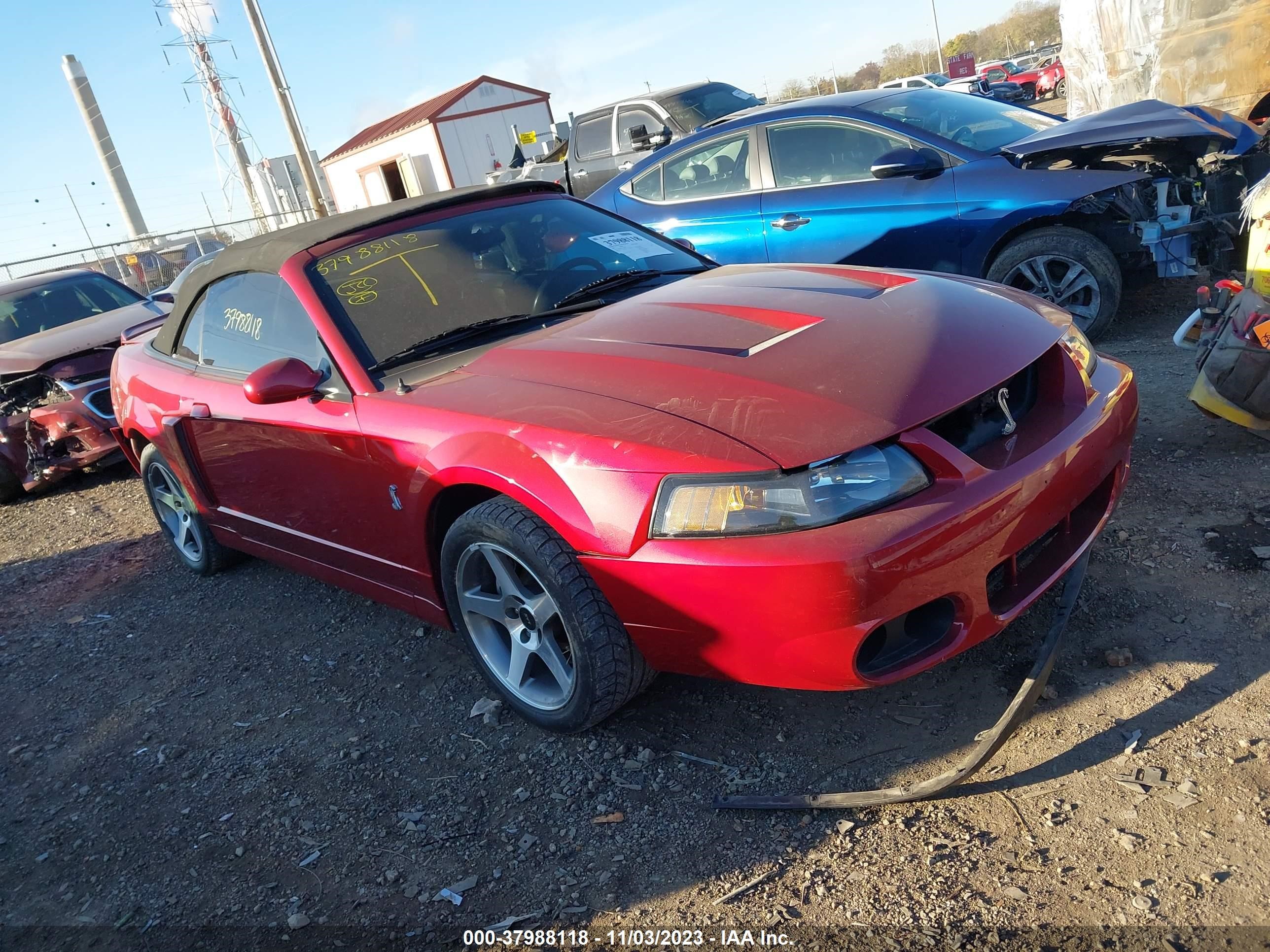 FORD MUSTANG 2003 1fafp49y53f314921