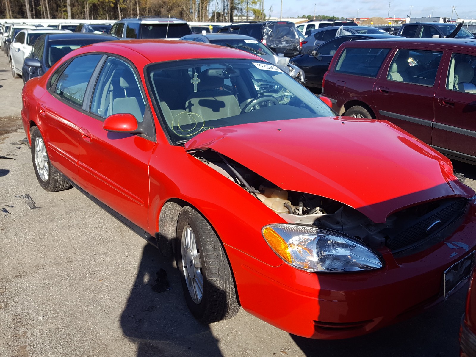 FORD TAURUS SEL 2005 1fafp56u95a287052