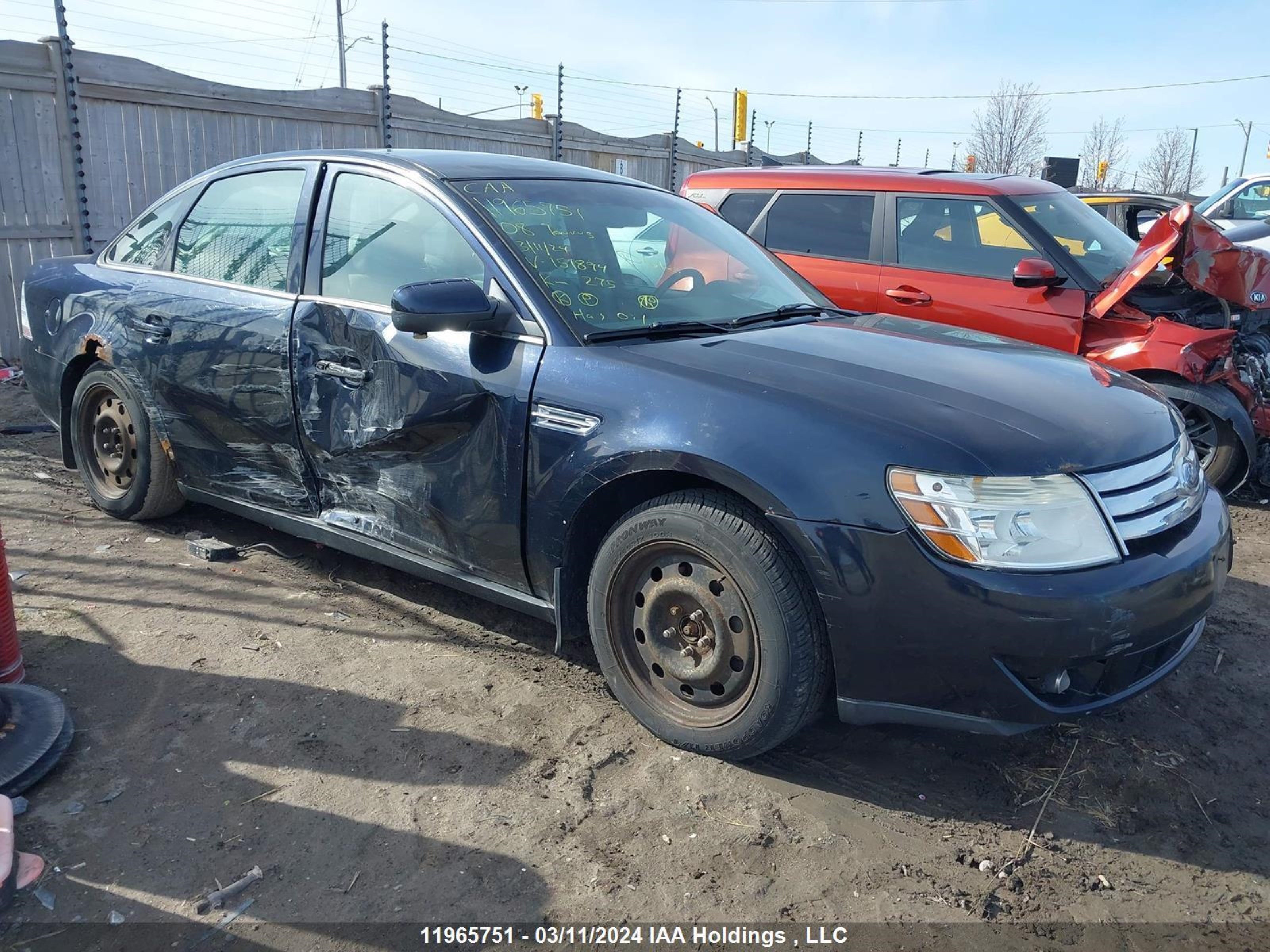 FORD TAURUS 2008 1fahp24w68g151894