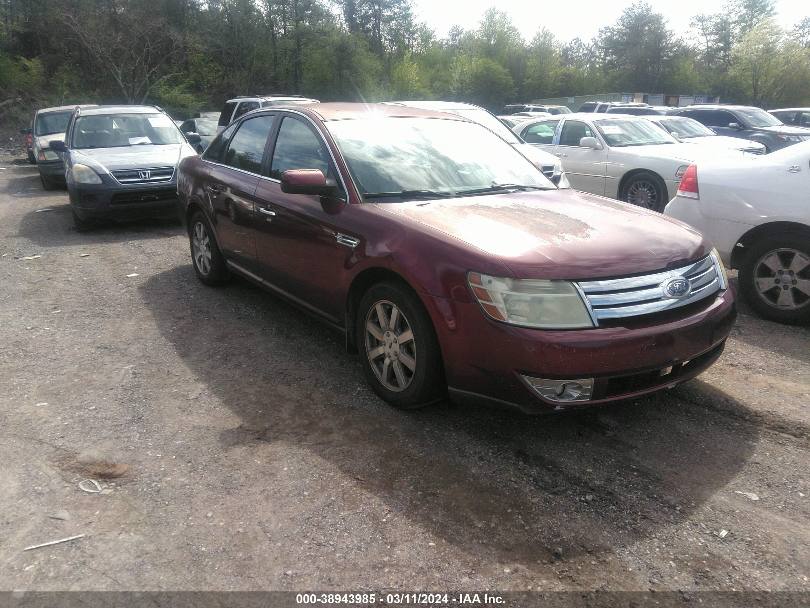 FORD TAURUS 2008 1fahp24w88g160094