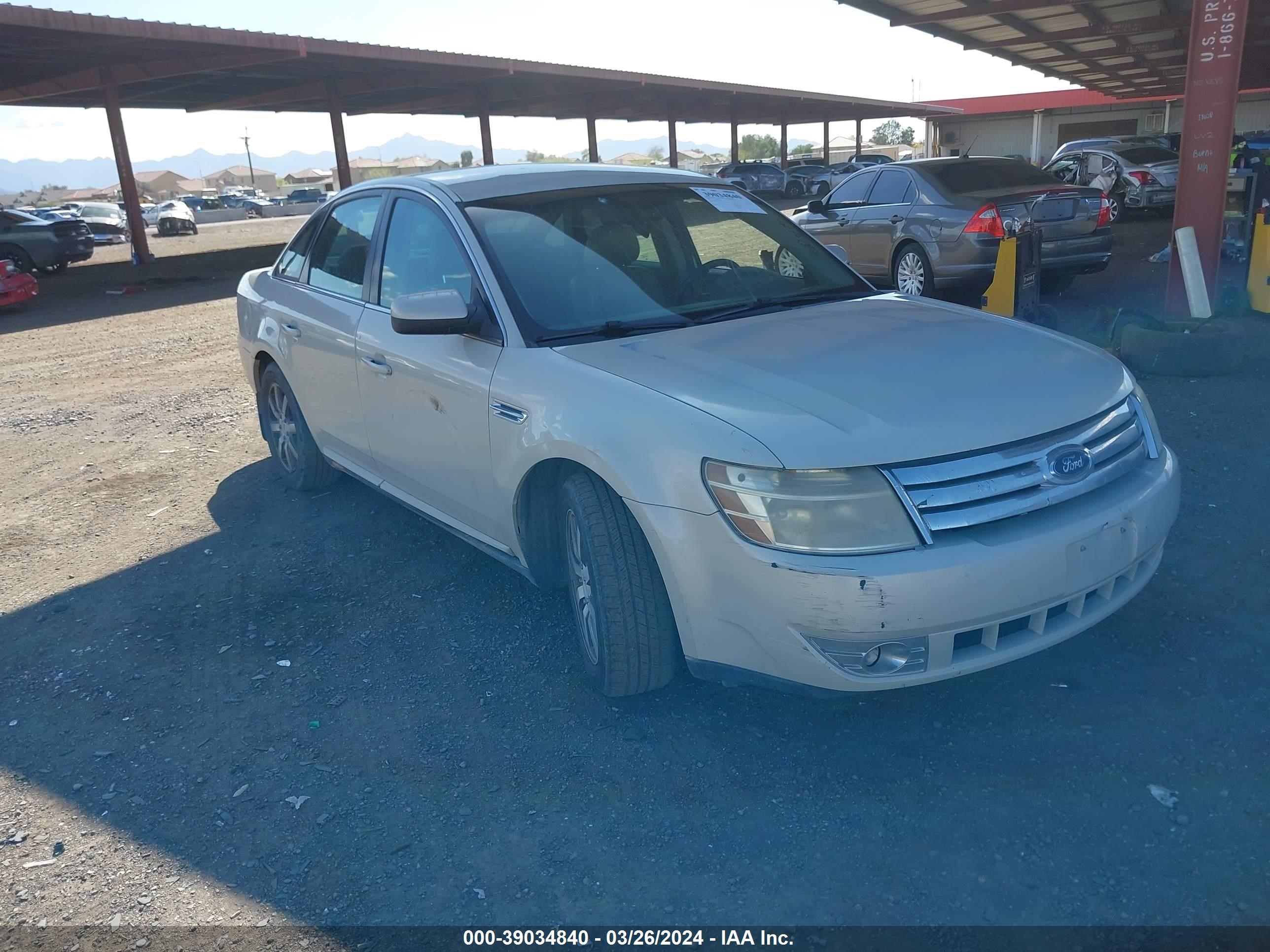 FORD TAURUS 2008 1fahp24w98g117142