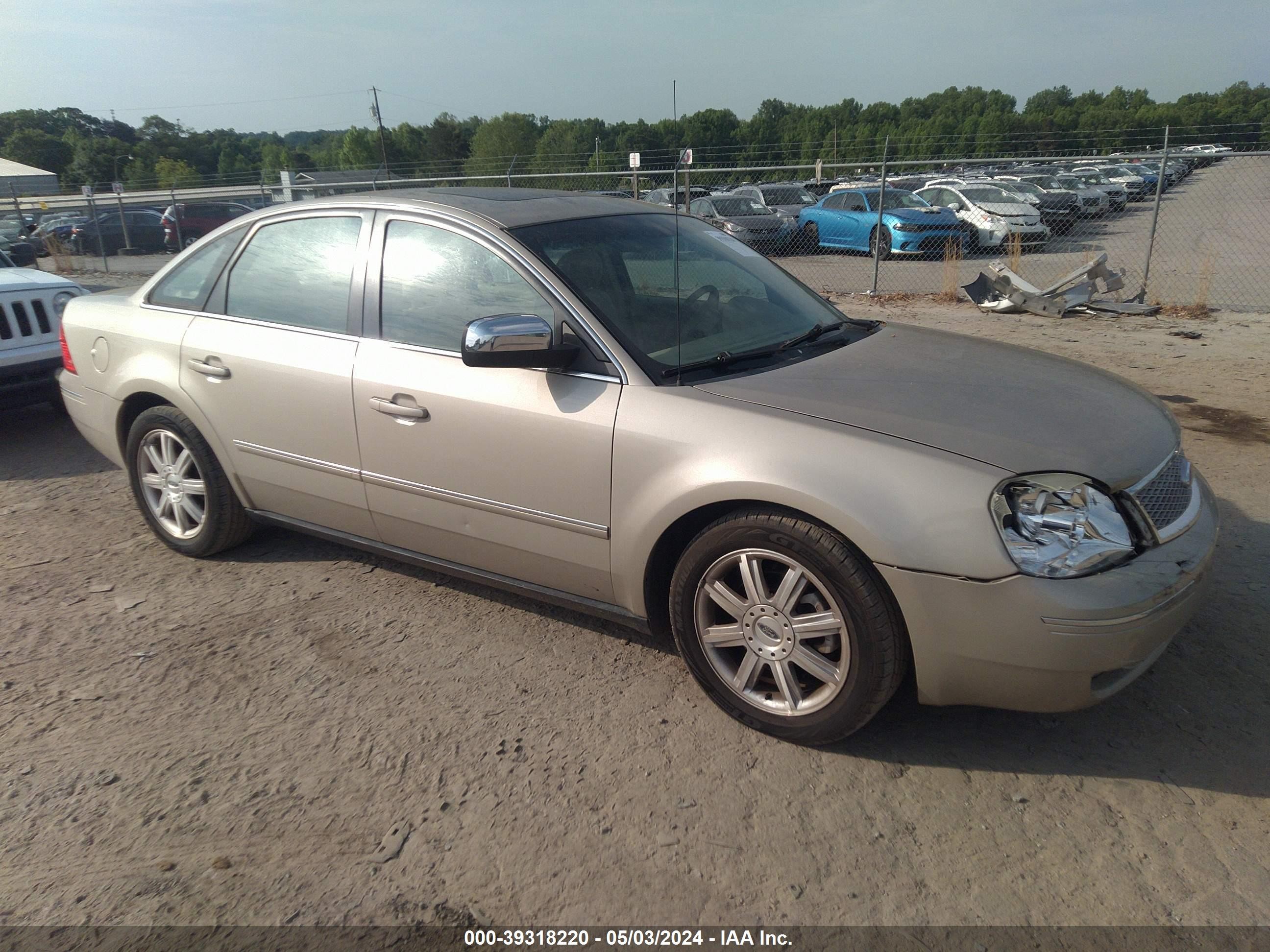 FORD FIVE HUNDRED 2006 1fahp25196g149864