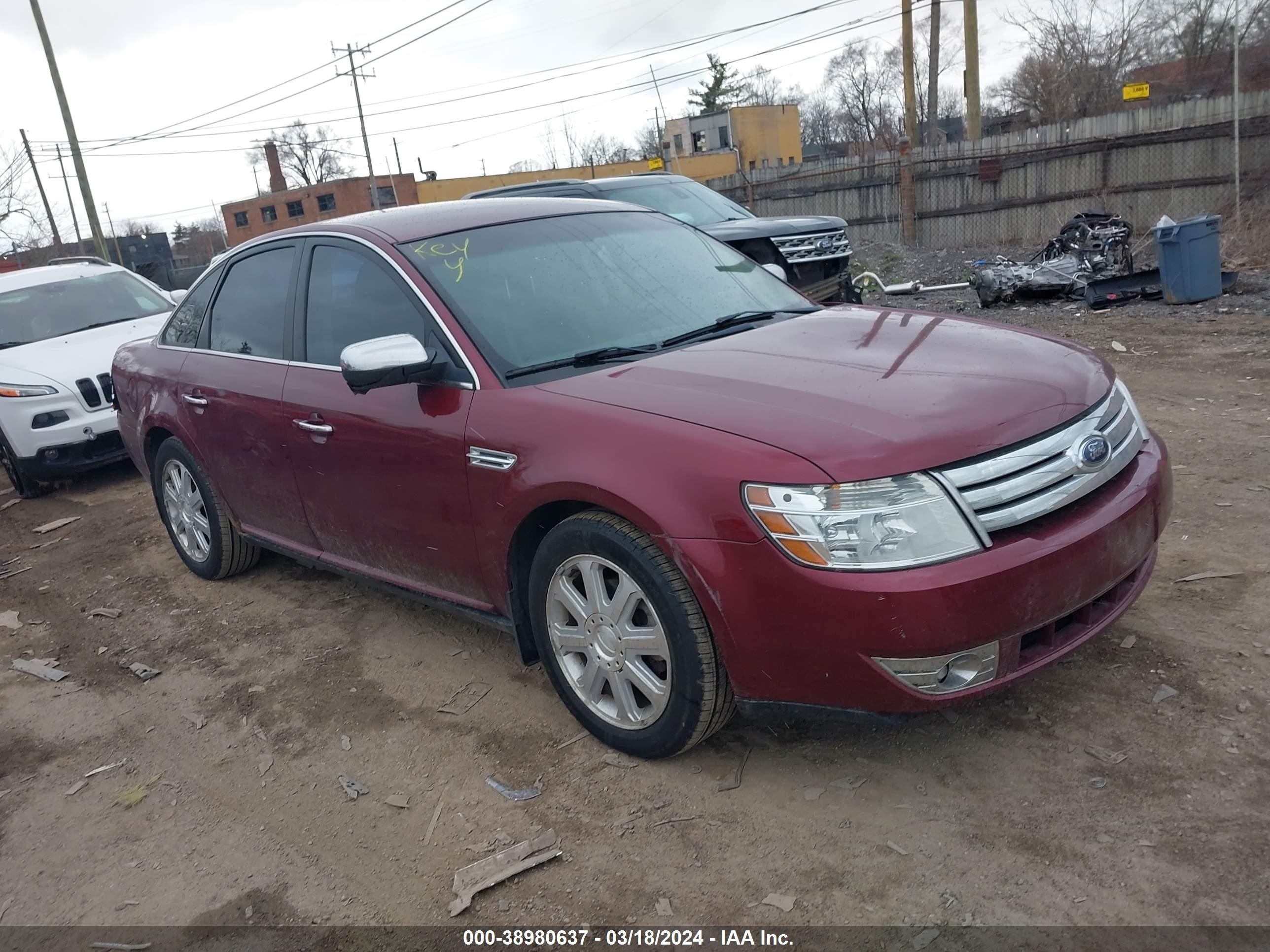 FORD TAURUS 2008 1fahp25w98g185357