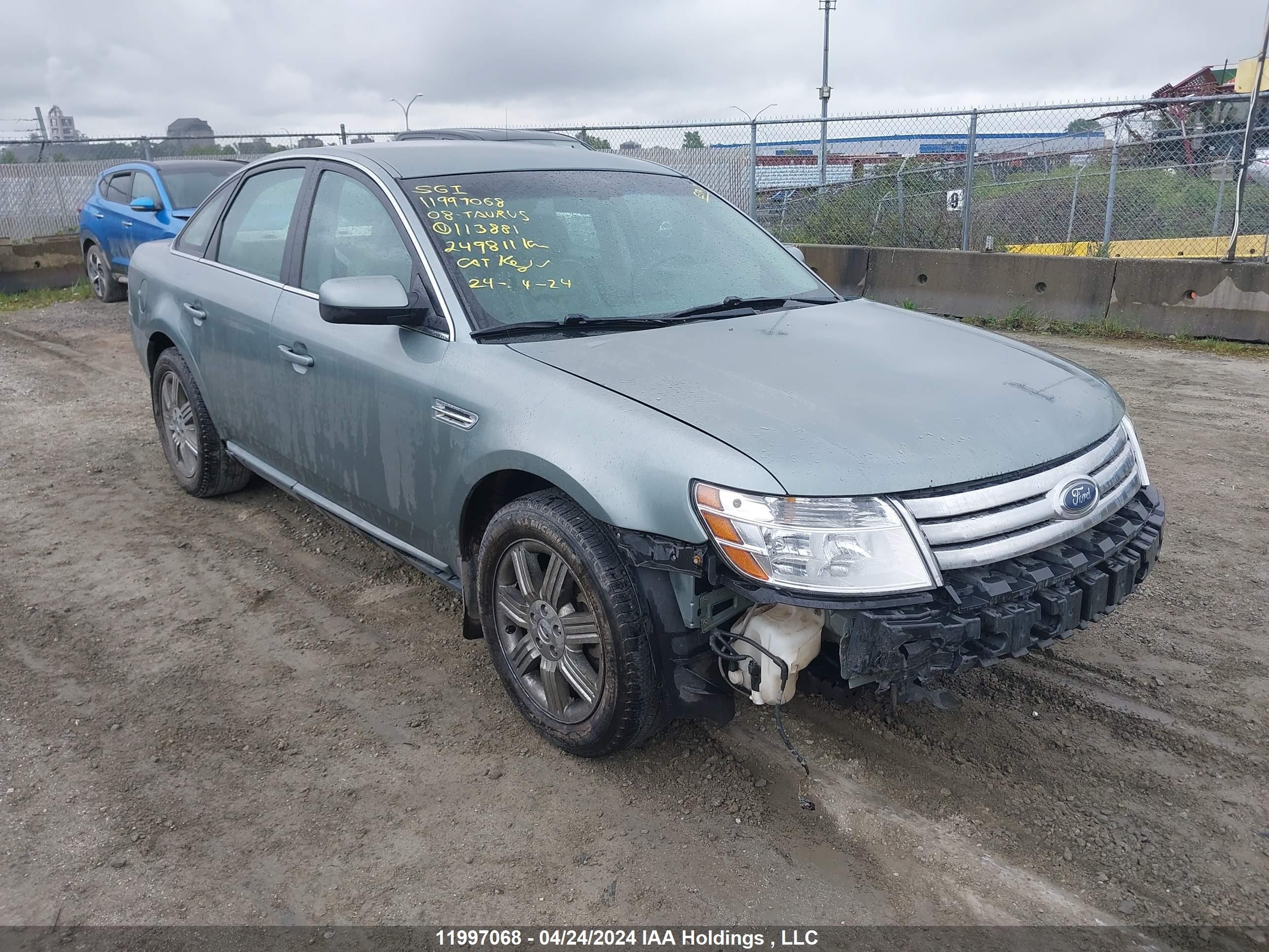 FORD TAURUS 2008 1fahp27w08g113881