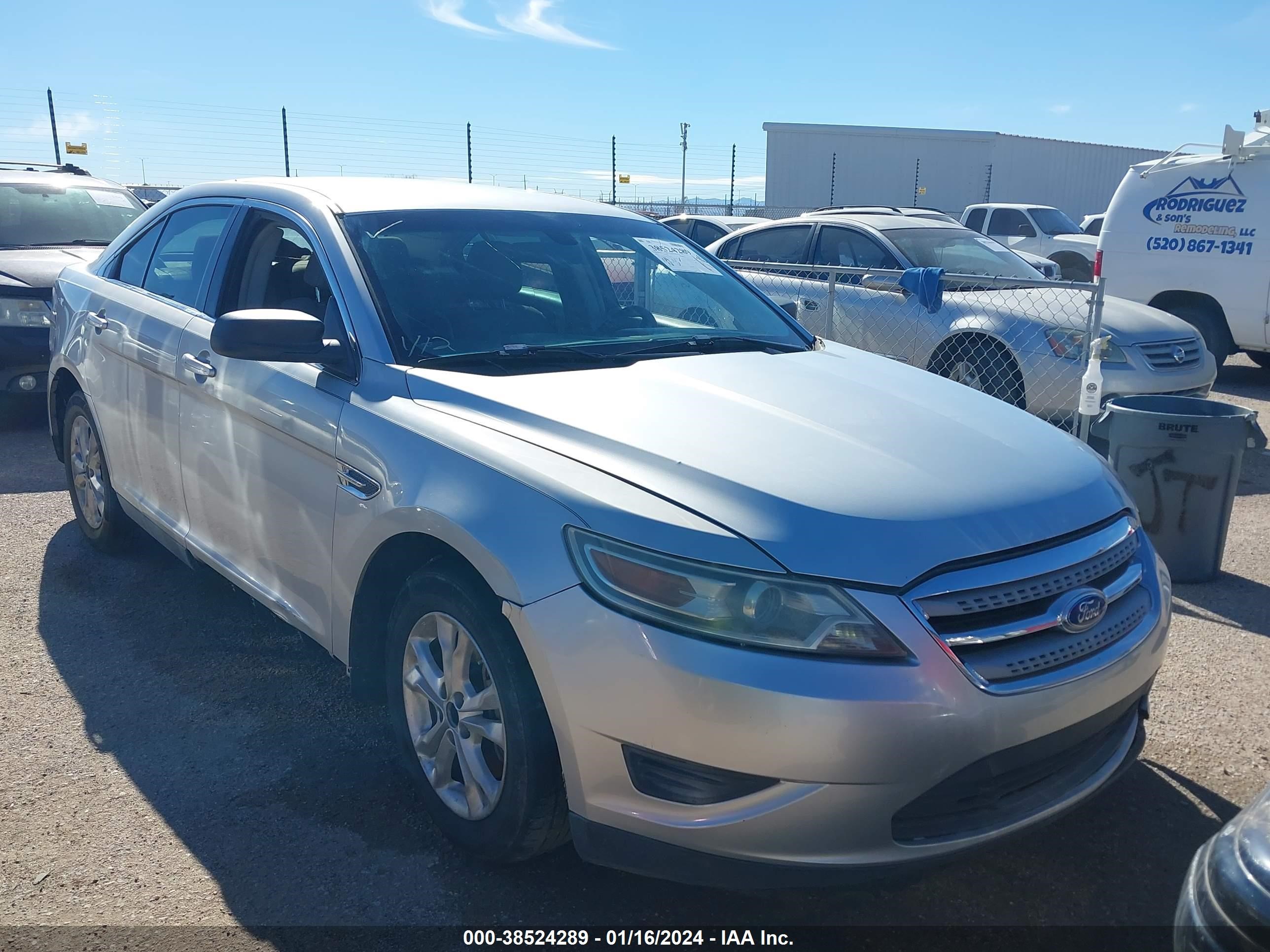 FORD TAURUS 2012 1fahp2dw4cg100595