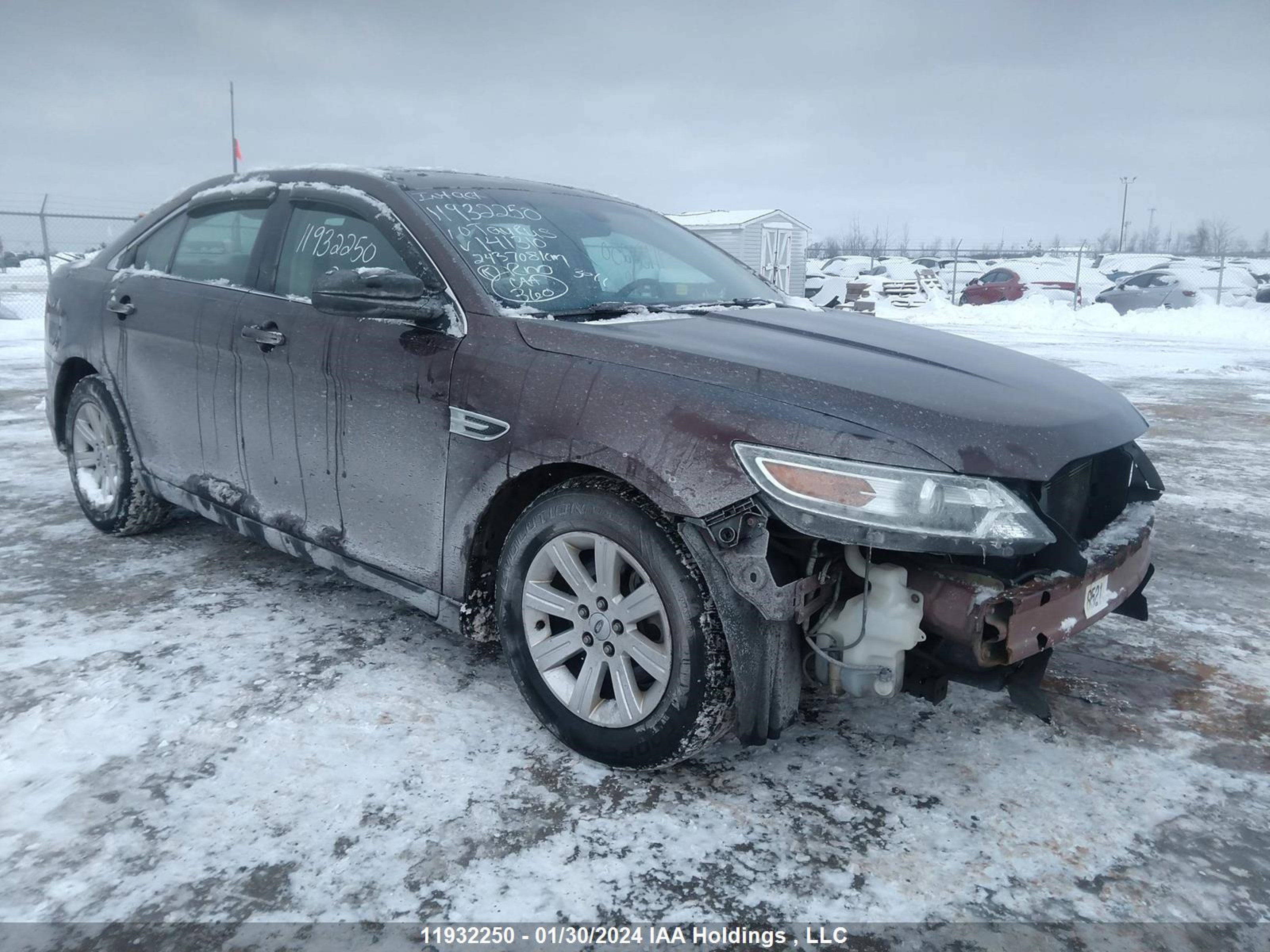 FORD TAURUS 2010 1fahp2dw6ag141310