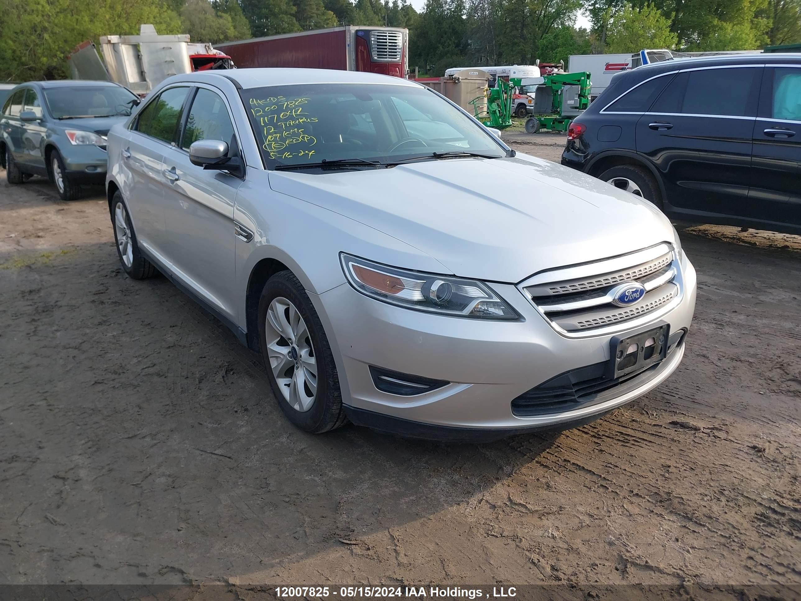 FORD TAURUS 2012 1fahp2ew6cg117042