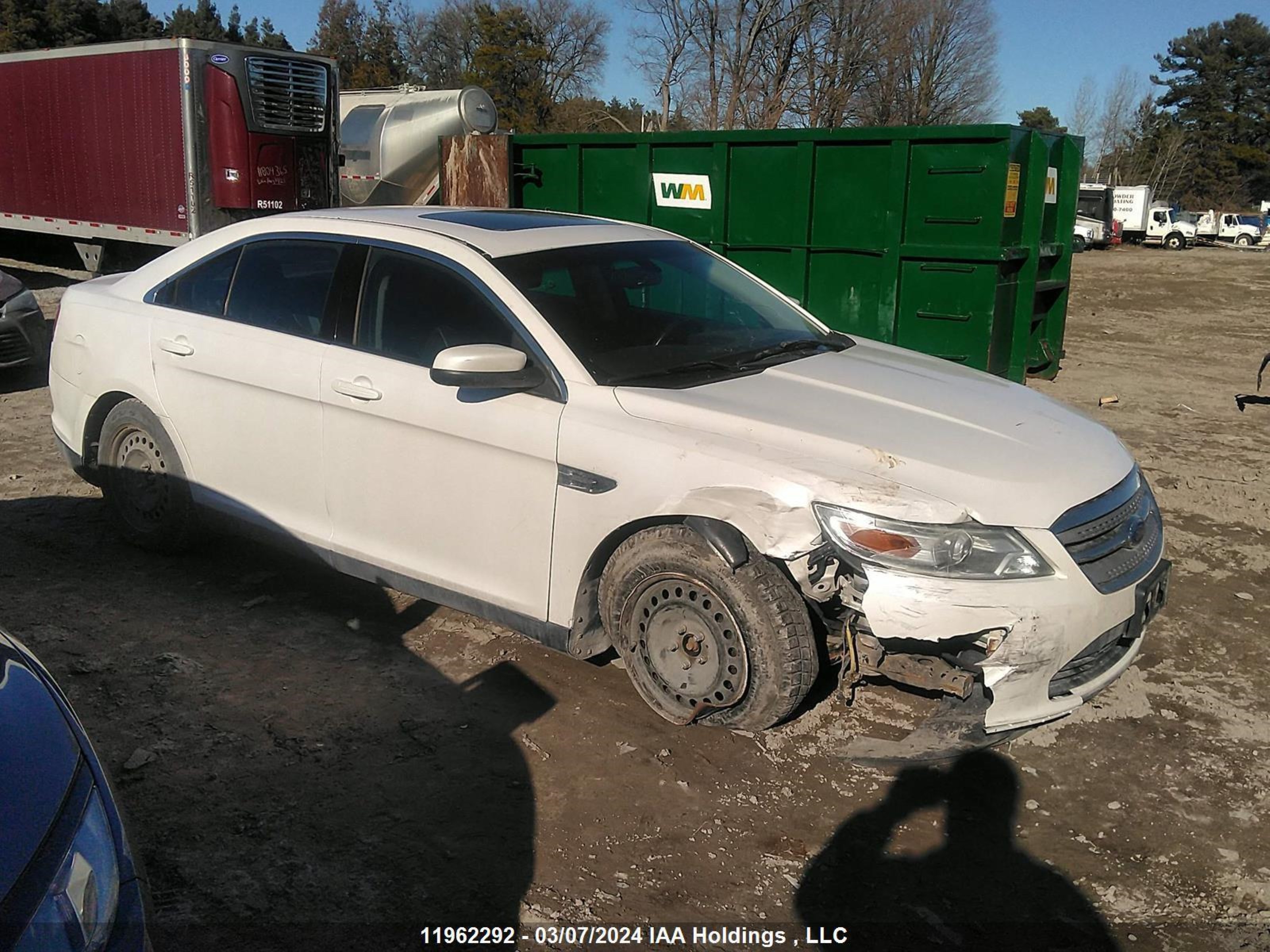 FORD TAURUS 2011 1fahp2ew7bg166281