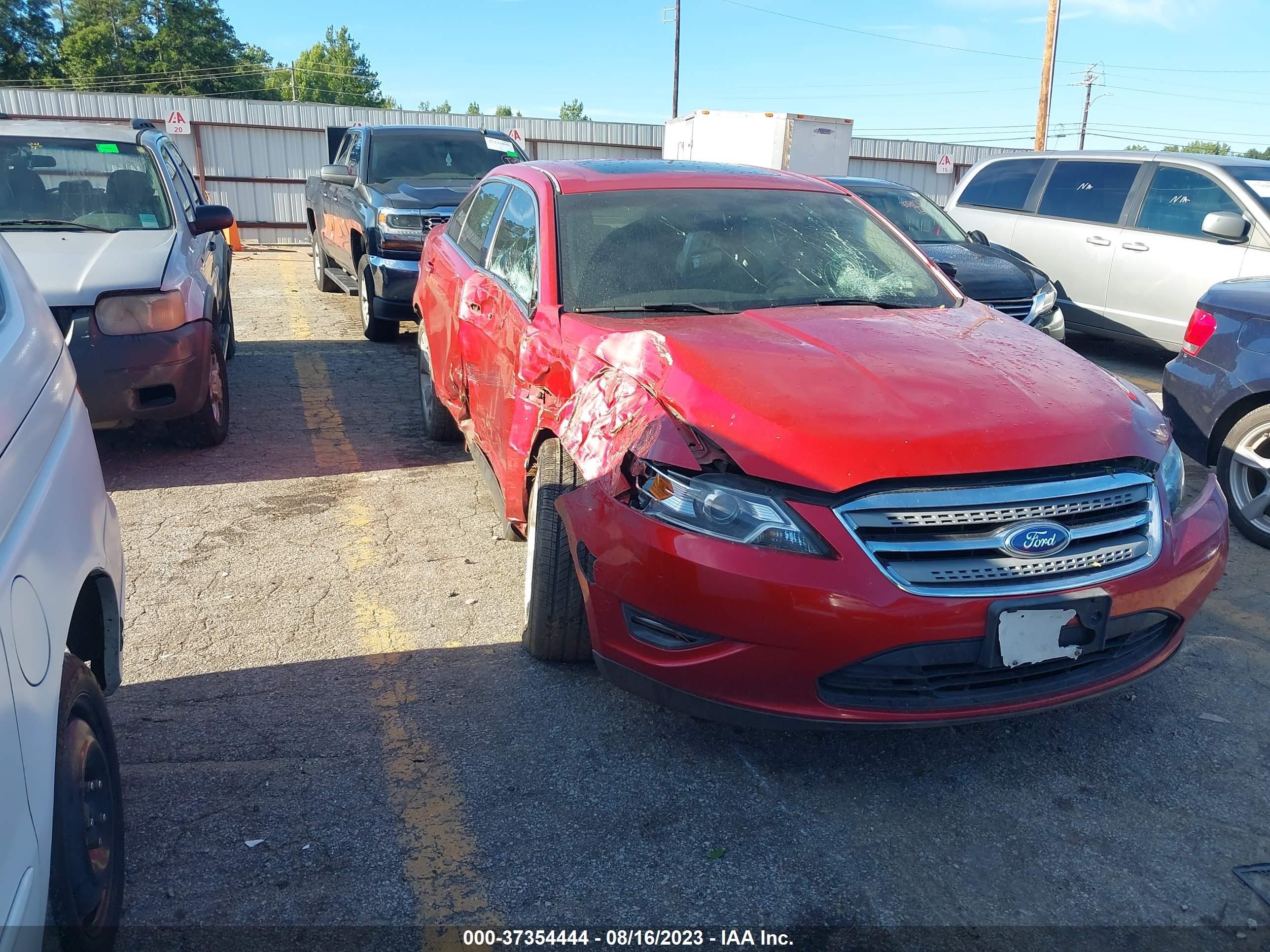 FORD TAURUS 2012 1fahp2ew8cg108746