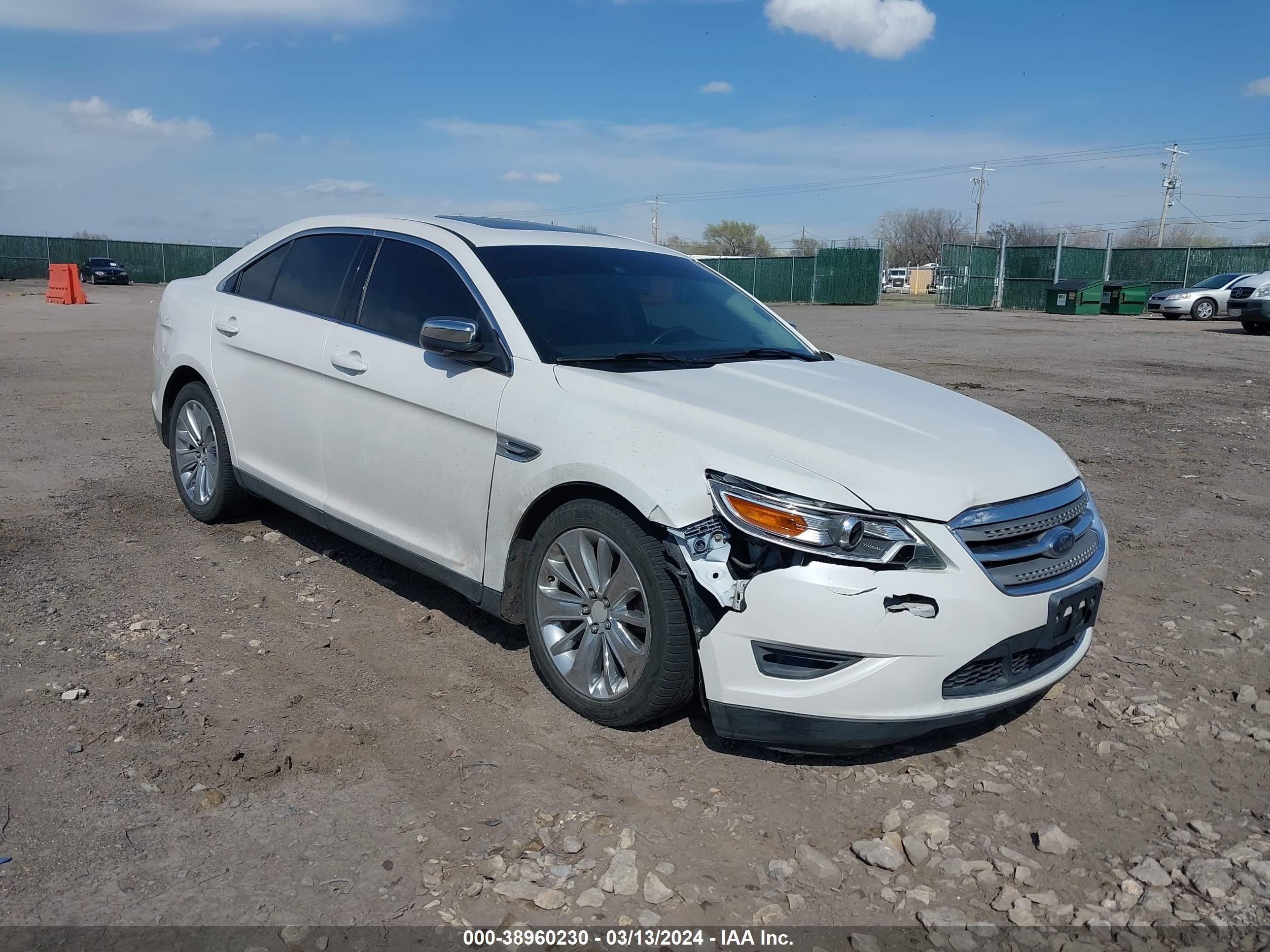 FORD TAURUS 2010 1fahp2jw9ag127342