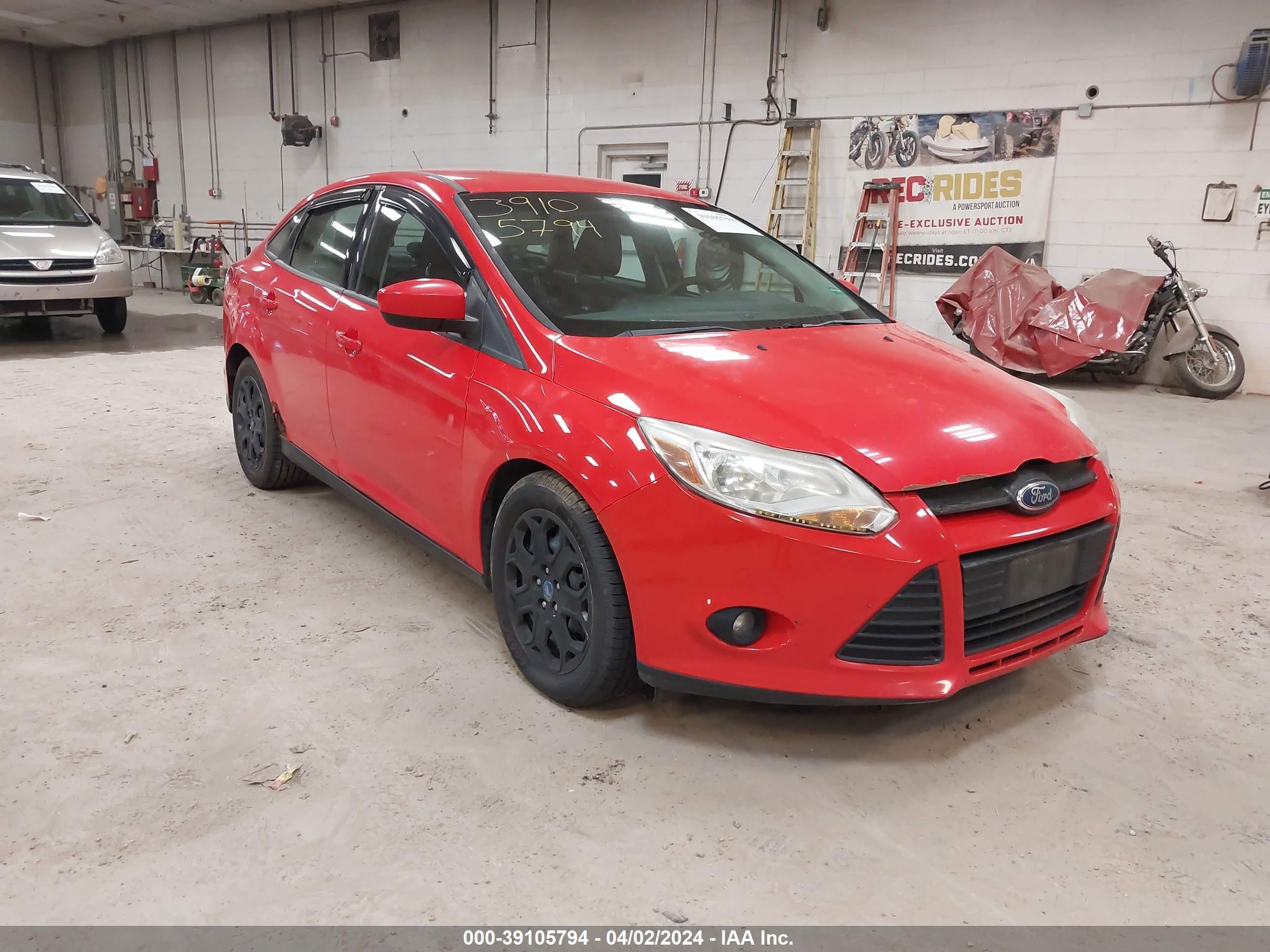 FORD FOCUS 2012 1fahp3f20cl246564