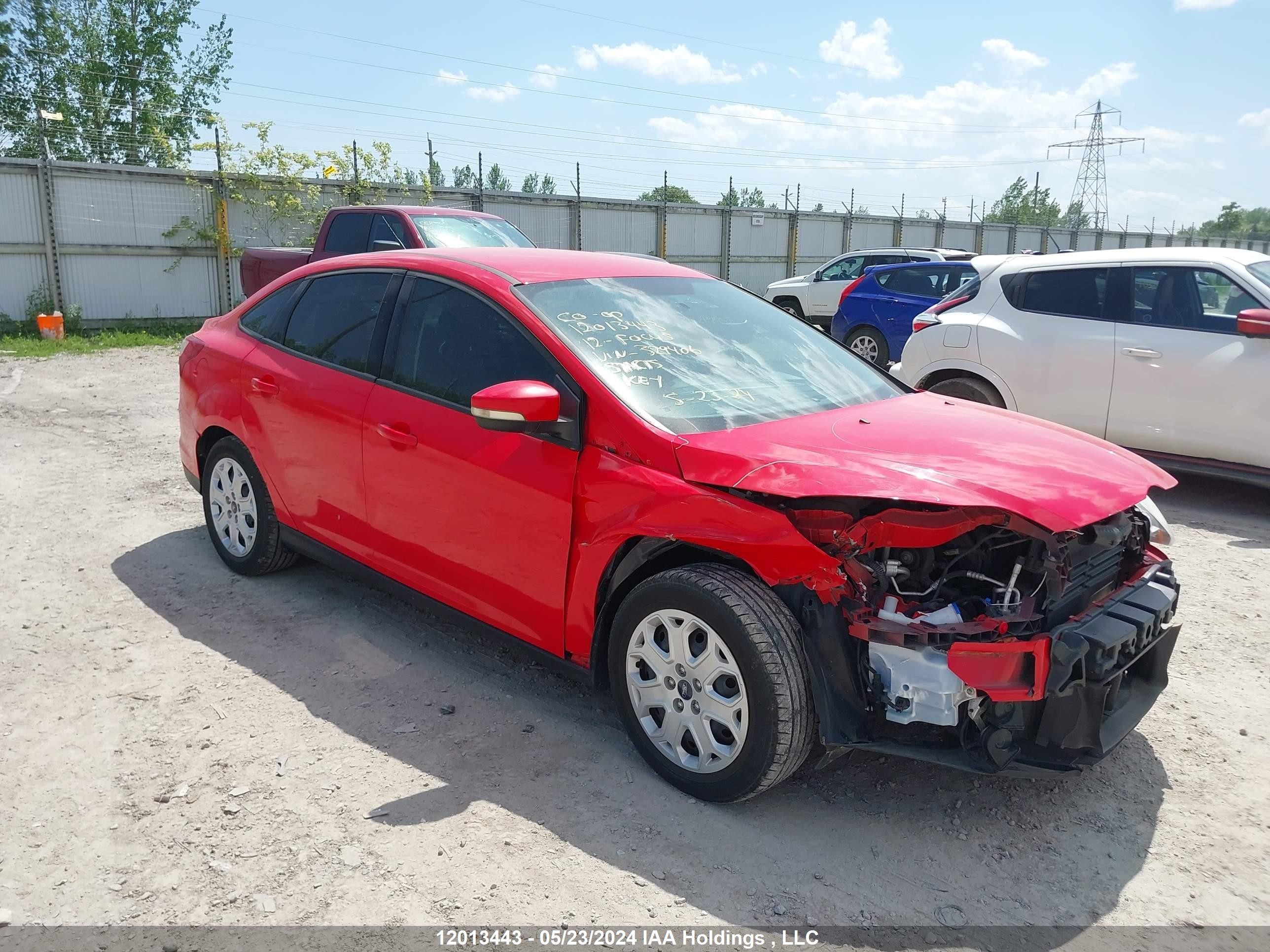 FORD FOCUS 2012 1fahp3f23cl329406