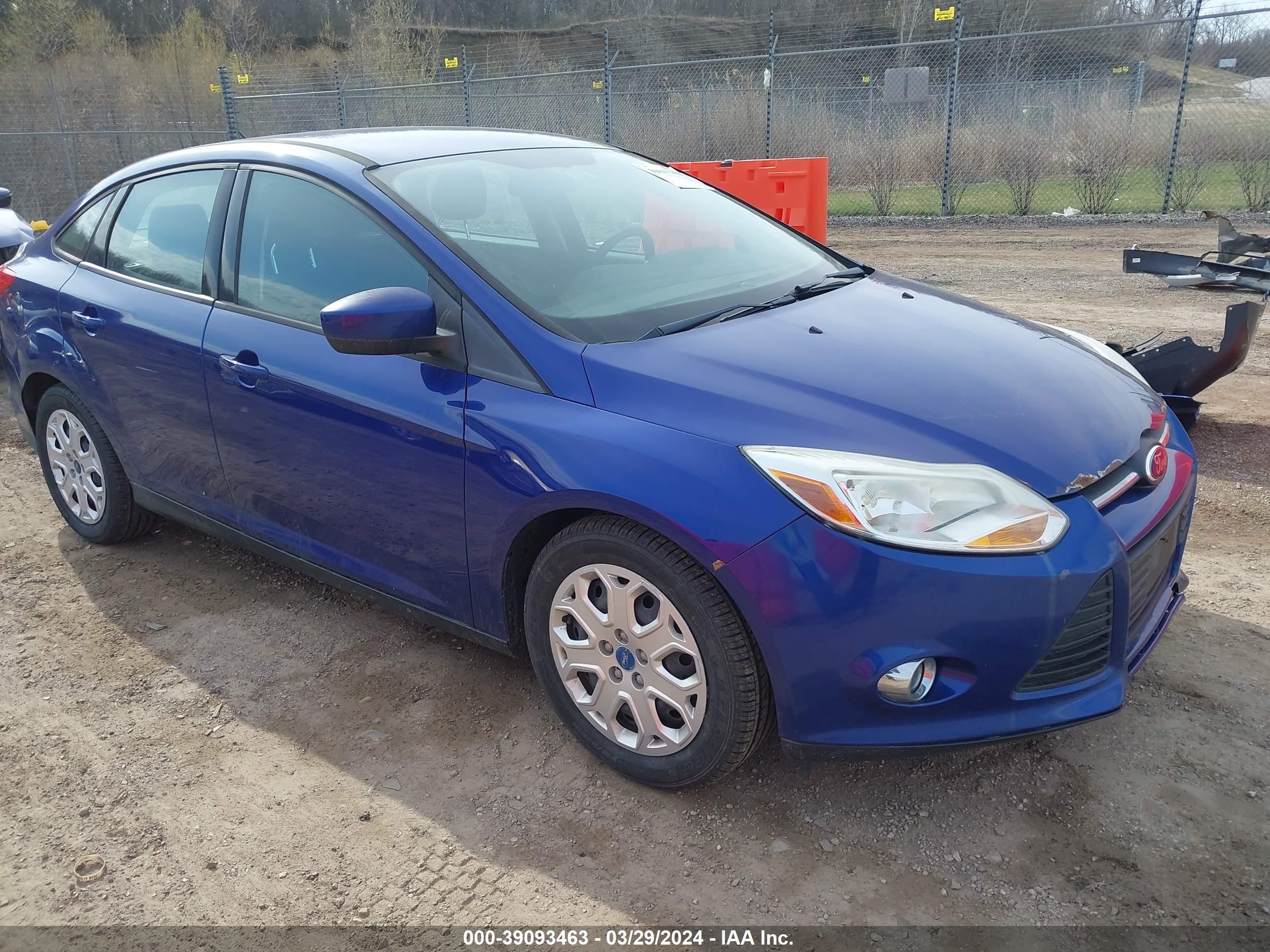 FORD FOCUS 2012 1fahp3f29cl309547